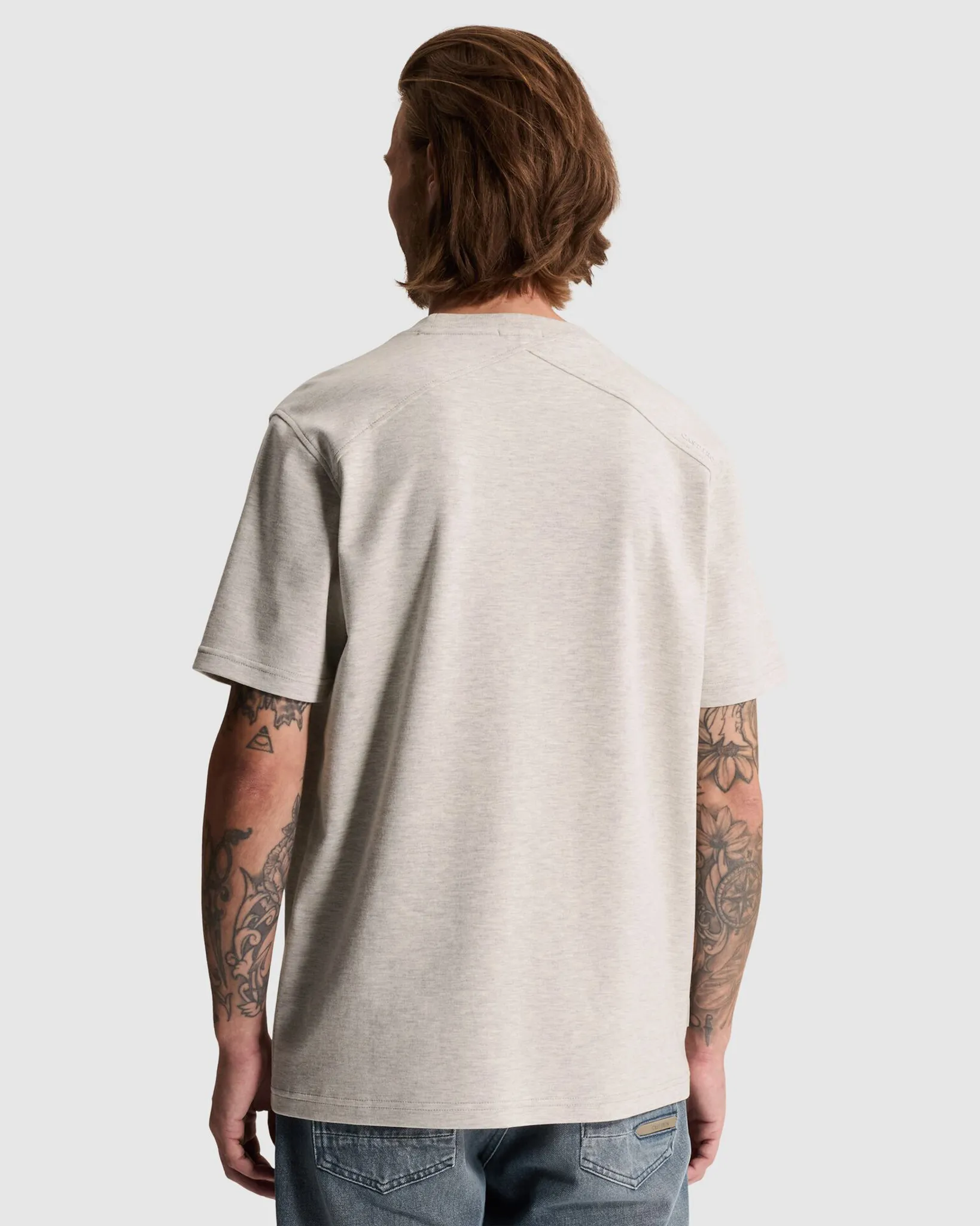 Cast Iron T-shirt Grijs 113643-001-L