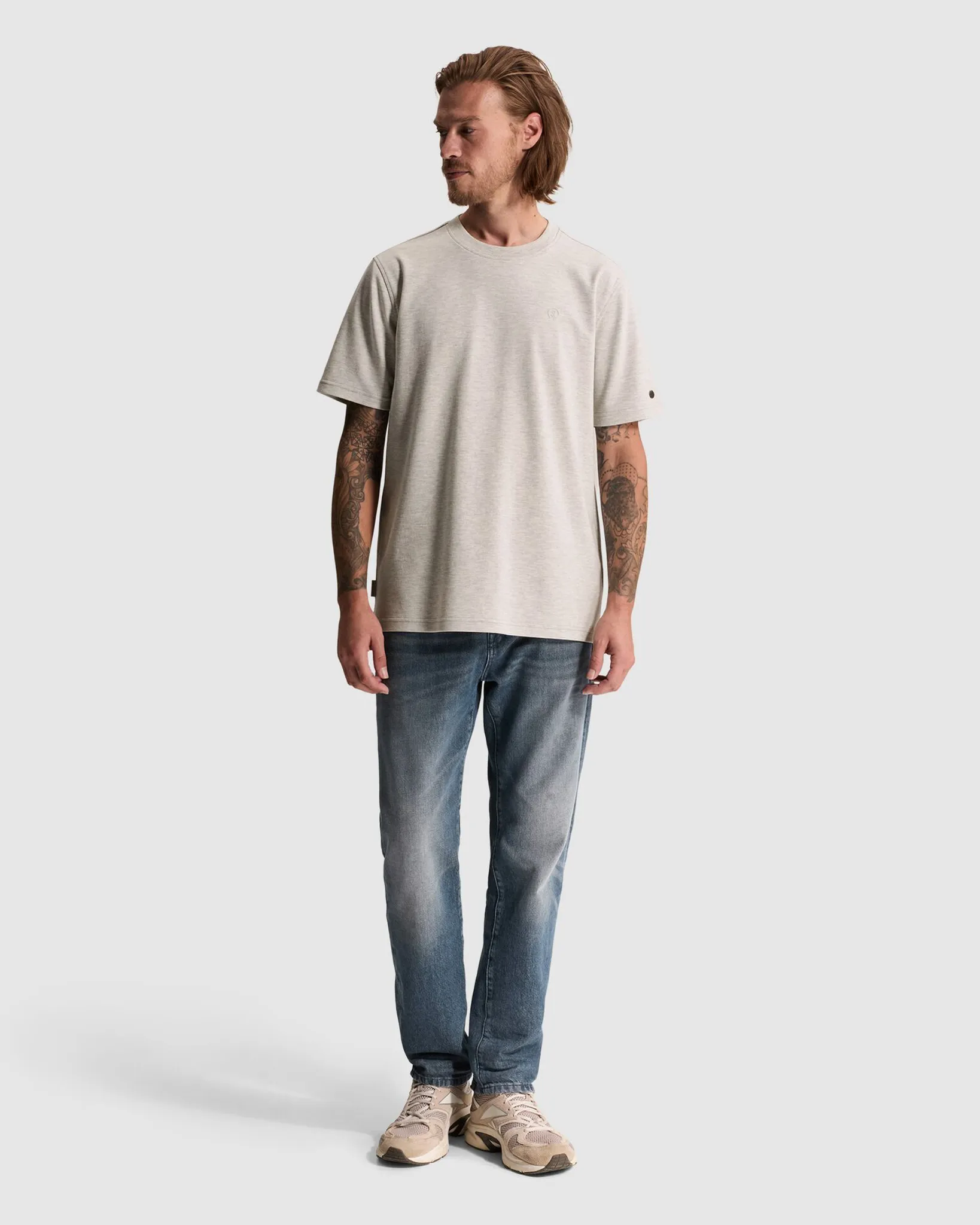 Cast Iron T-shirt Grijs 113643-001-L