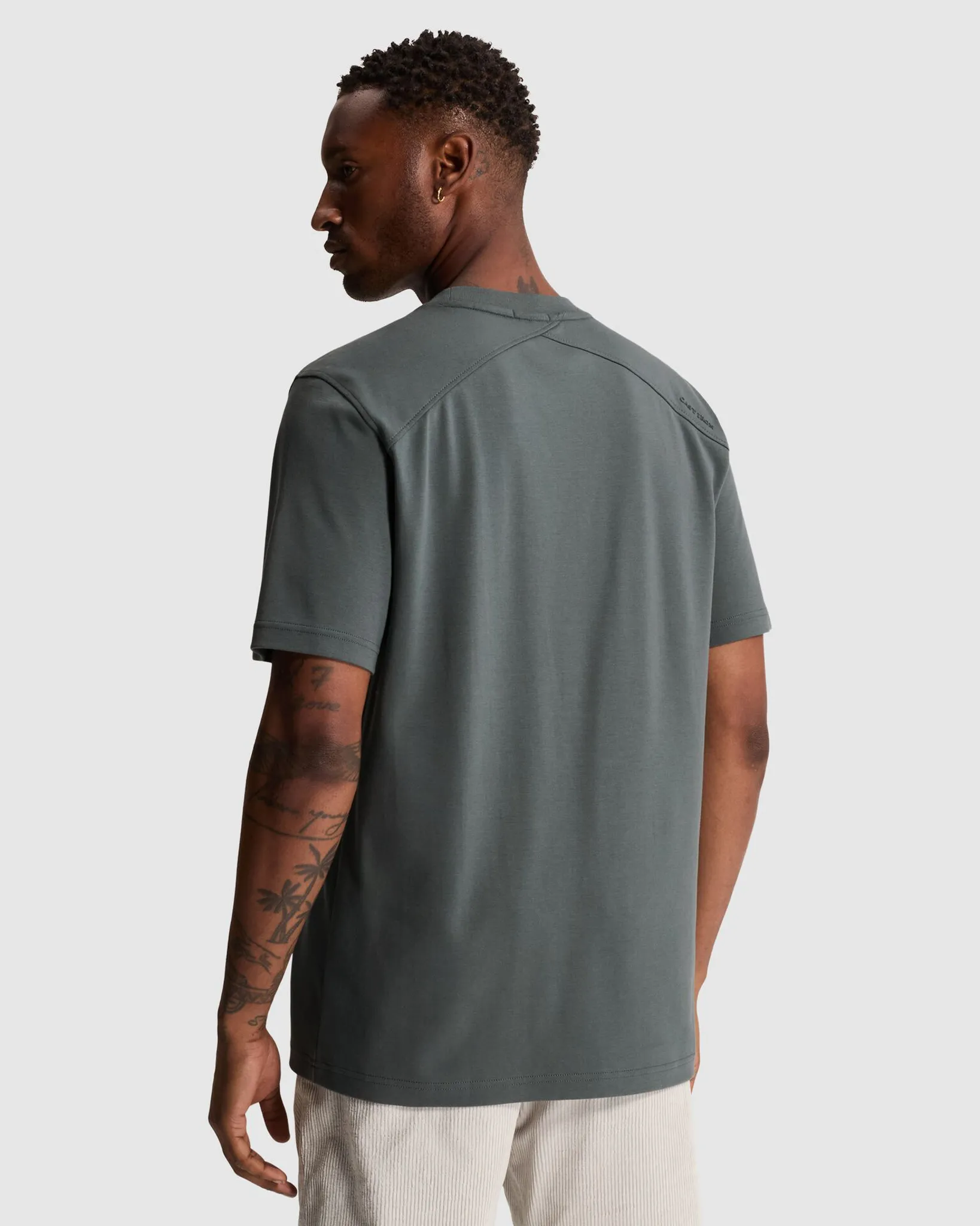 Cast Iron T-shirt Antraciet 113651-001-L