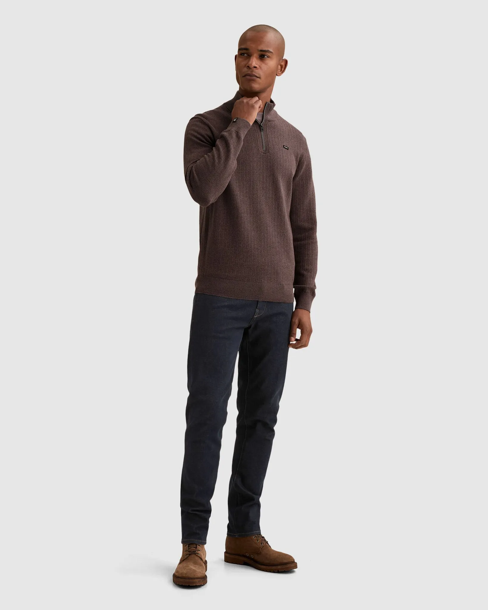 Vanguard Schipperstrui Donker grijs 113652-001-L