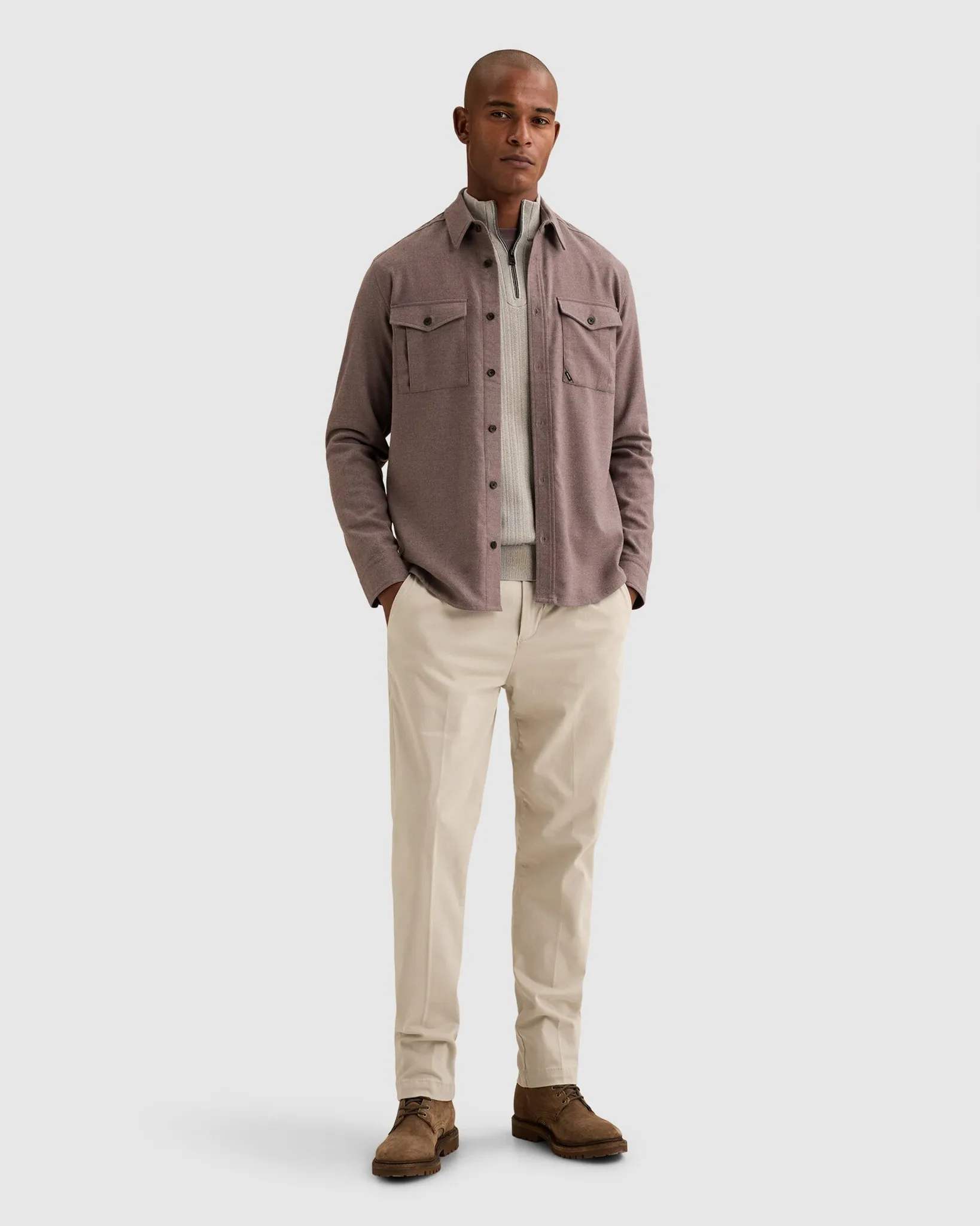 Vanguard Casual overhemd Donker grijs 113656-001-L