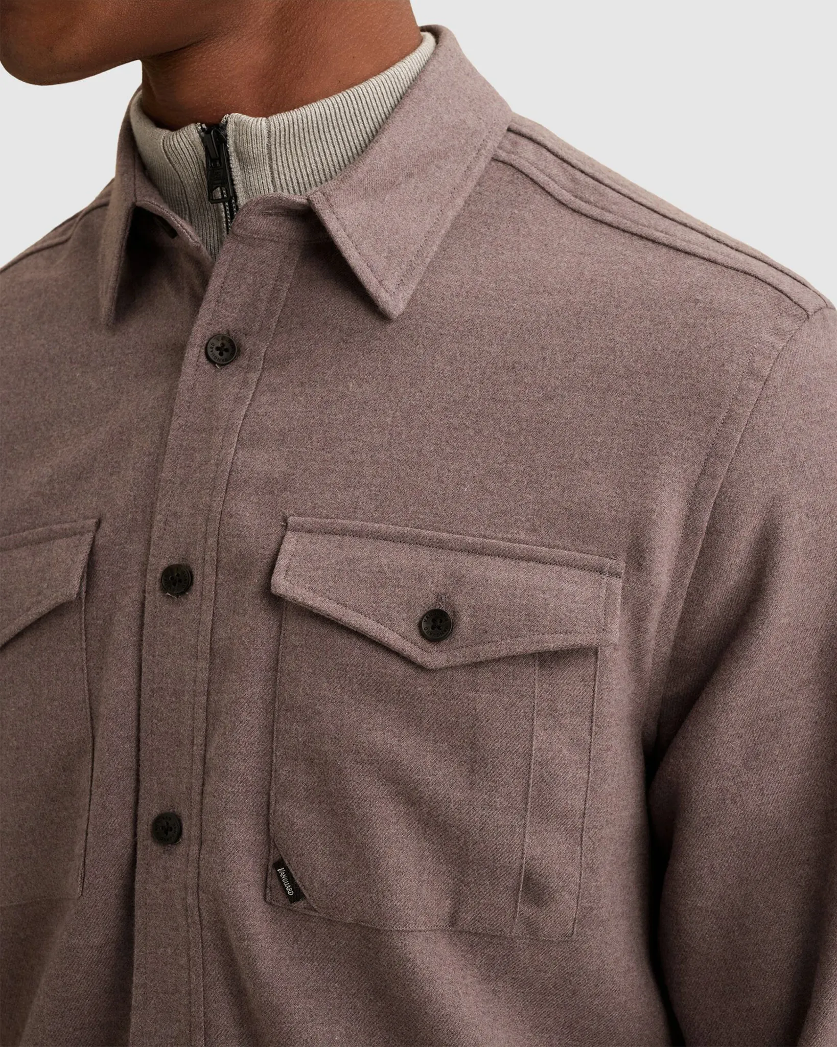 Vanguard Casual overhemd Donker grijs 113656-001-L