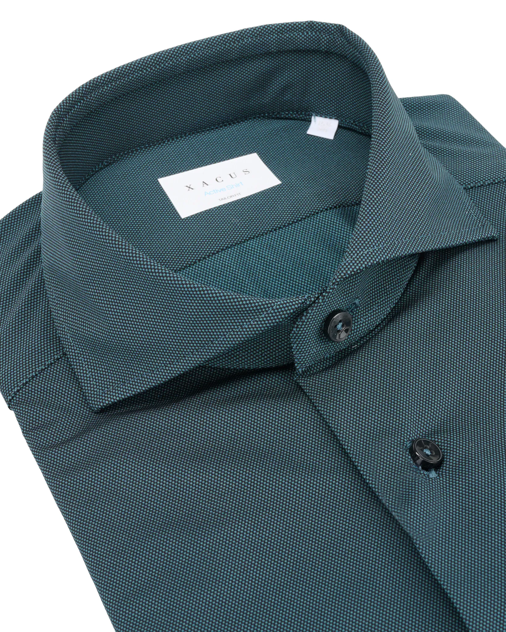 Xacus Active Overhemd Donker groen 113706-001-38