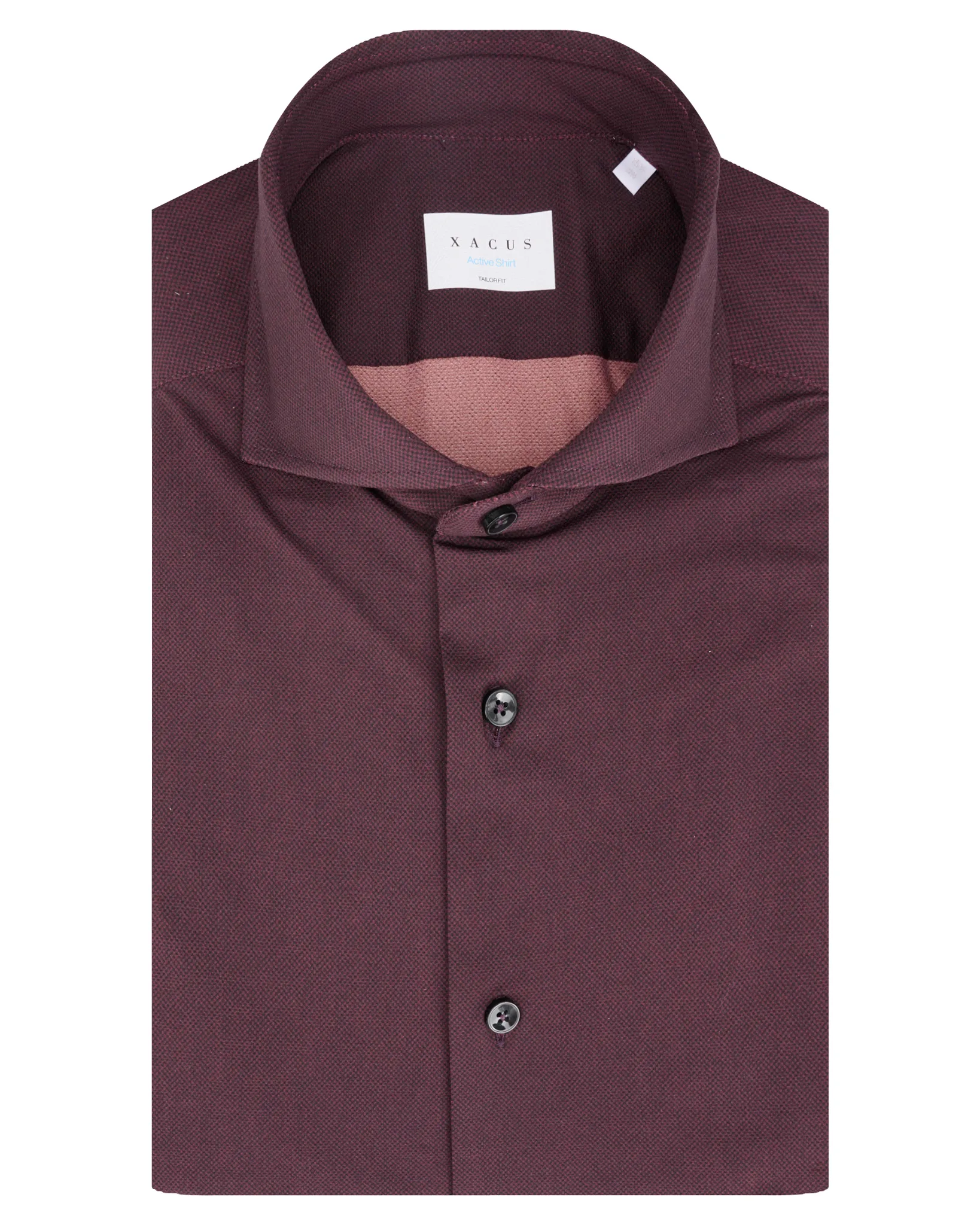 Xacus Active Overhemd Bordeaux uni 113709-001-38