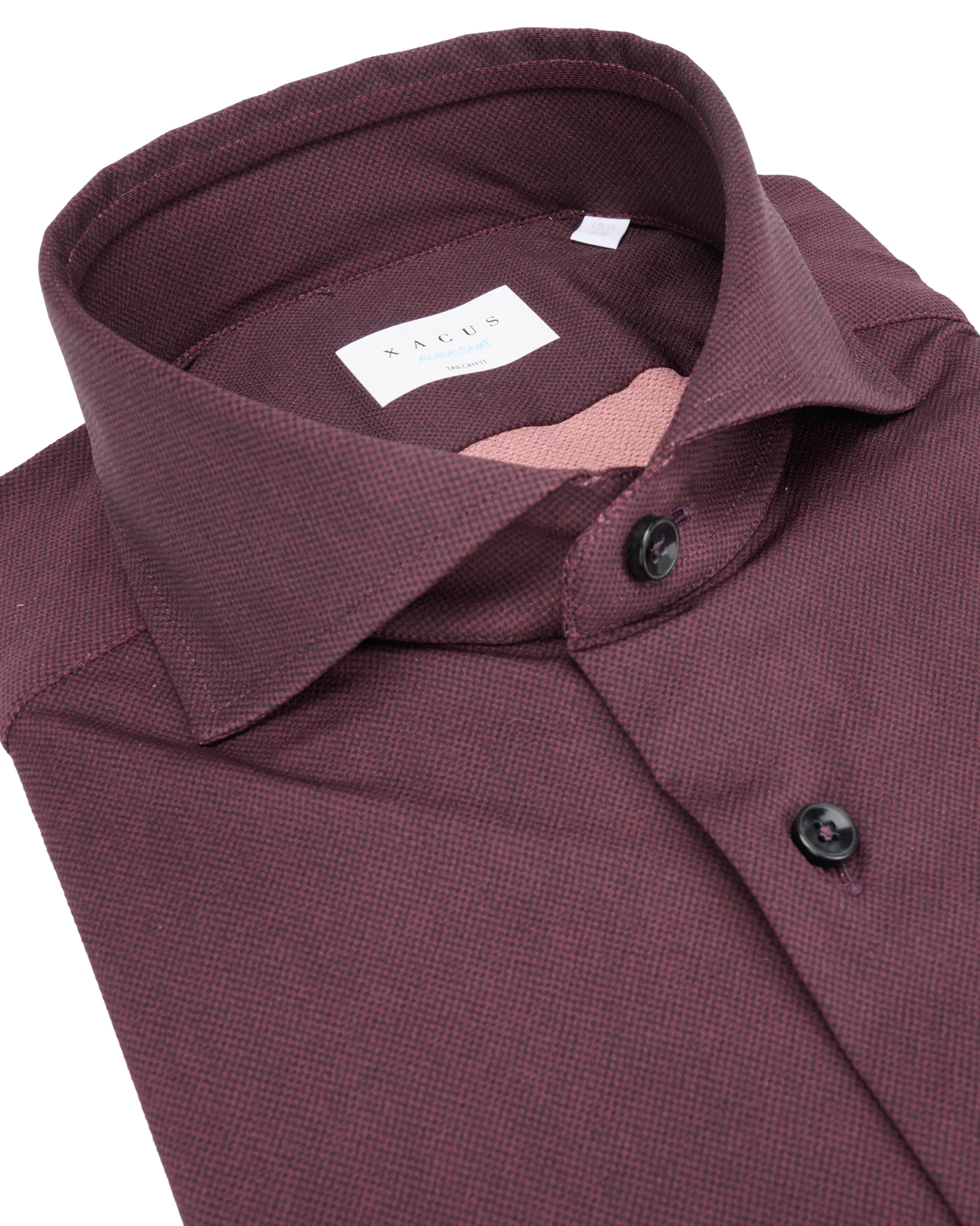 Xacus Active Overhemd Bordeaux uni 113709-001-38