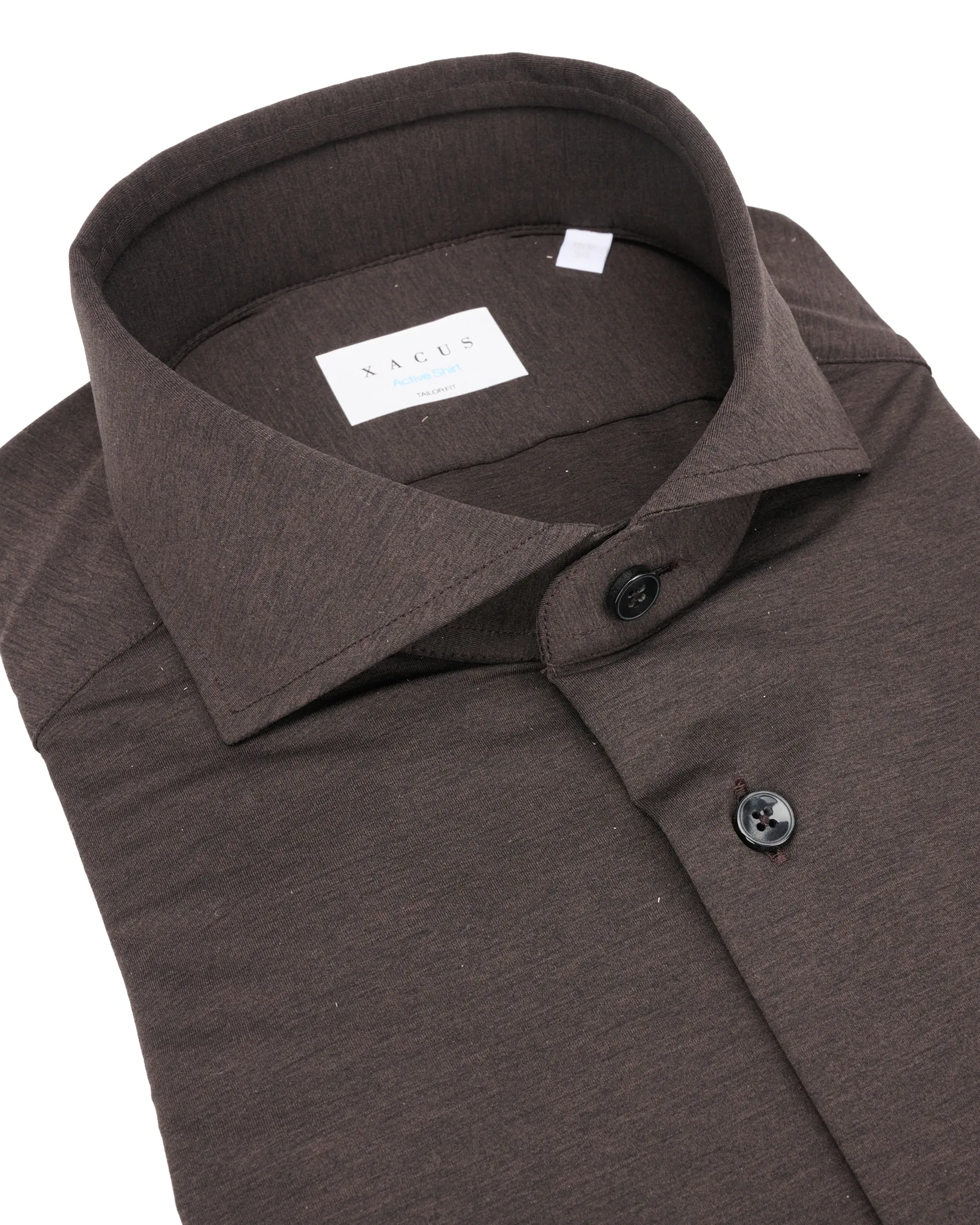 Xacus Active Overhemd Donker bruin 113711-001-38