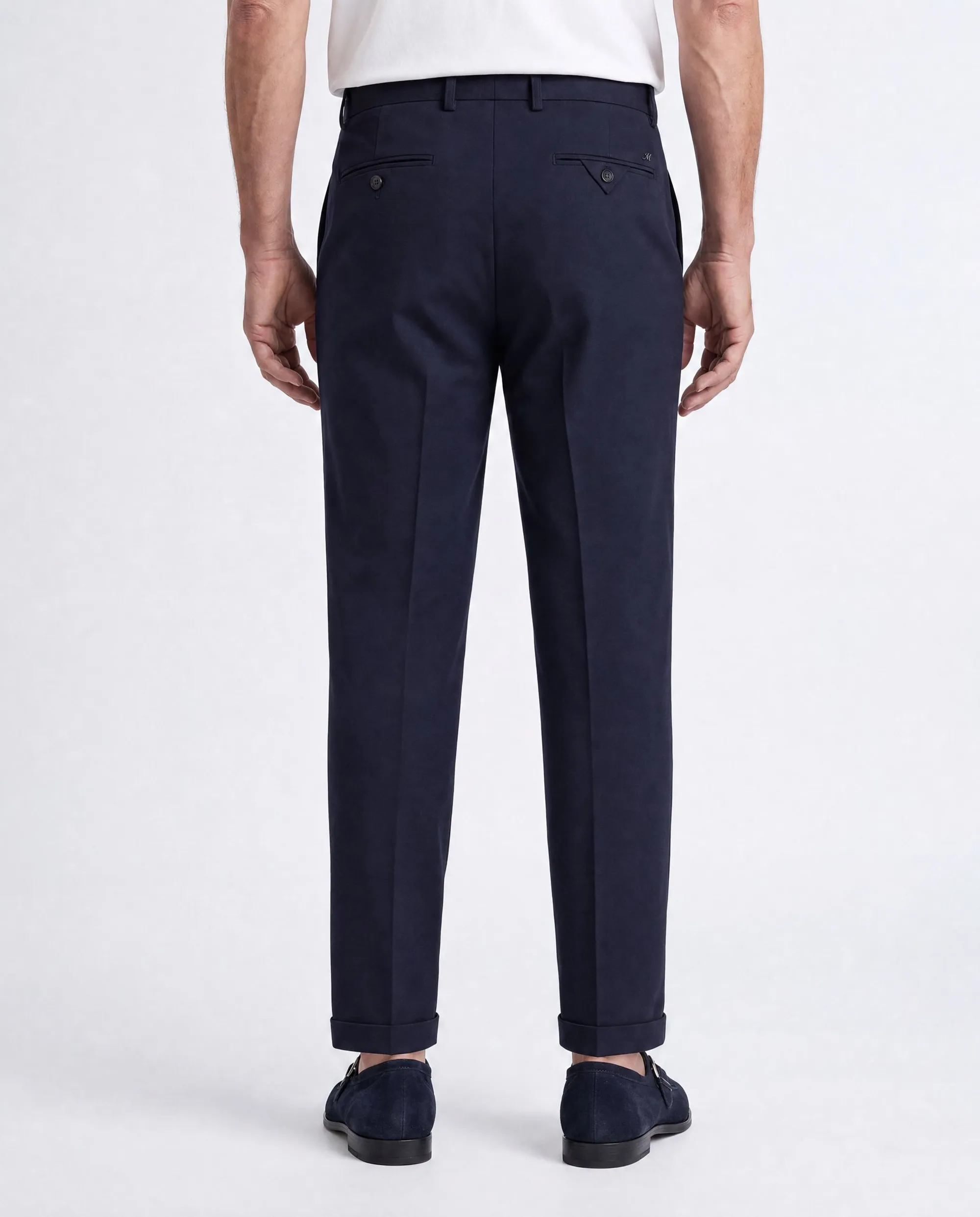 Mason's Torino Jogger Chino Donker blauw 113750-001-46