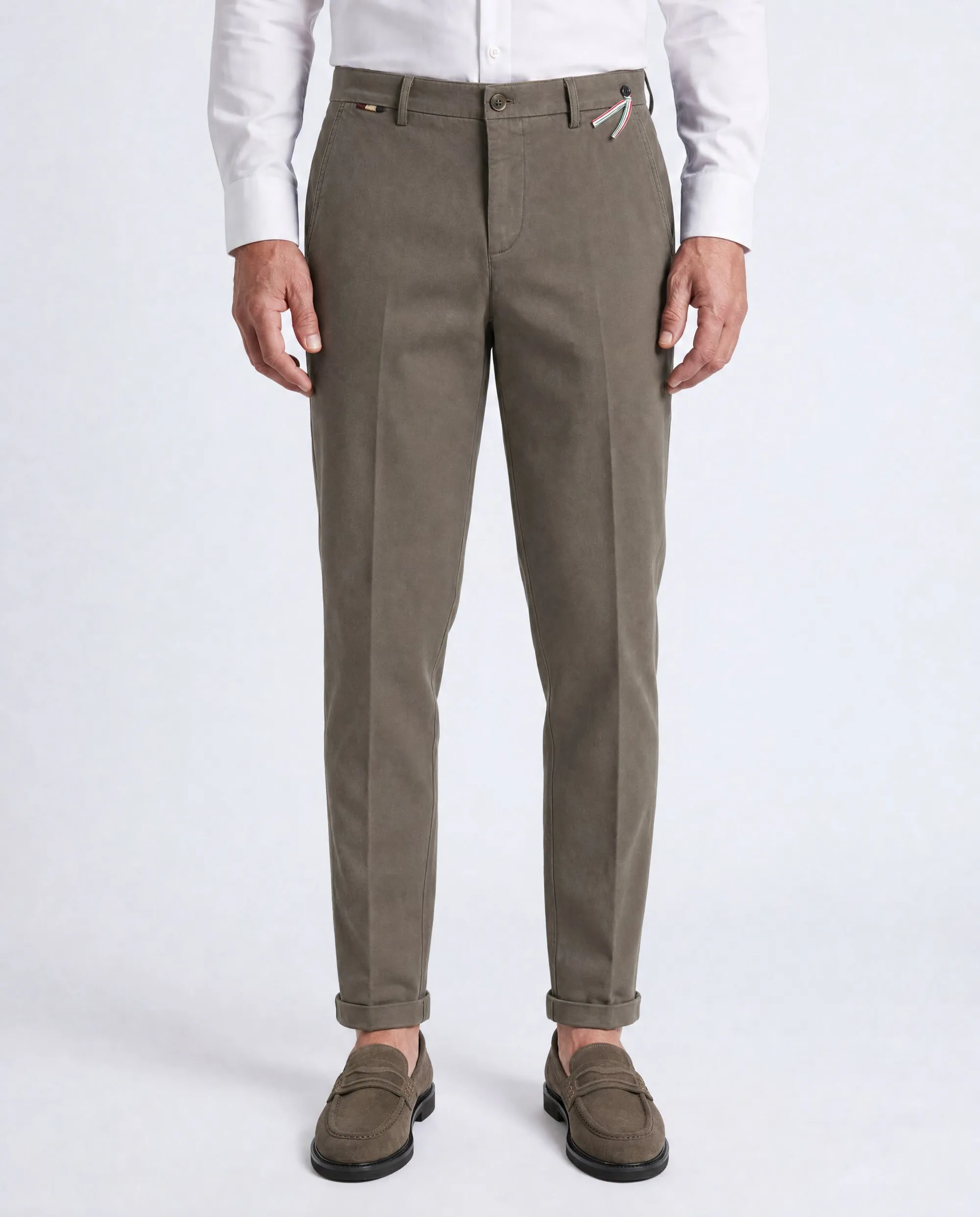 Mason's Torino Jersey Chino Bruin 113752-001-46