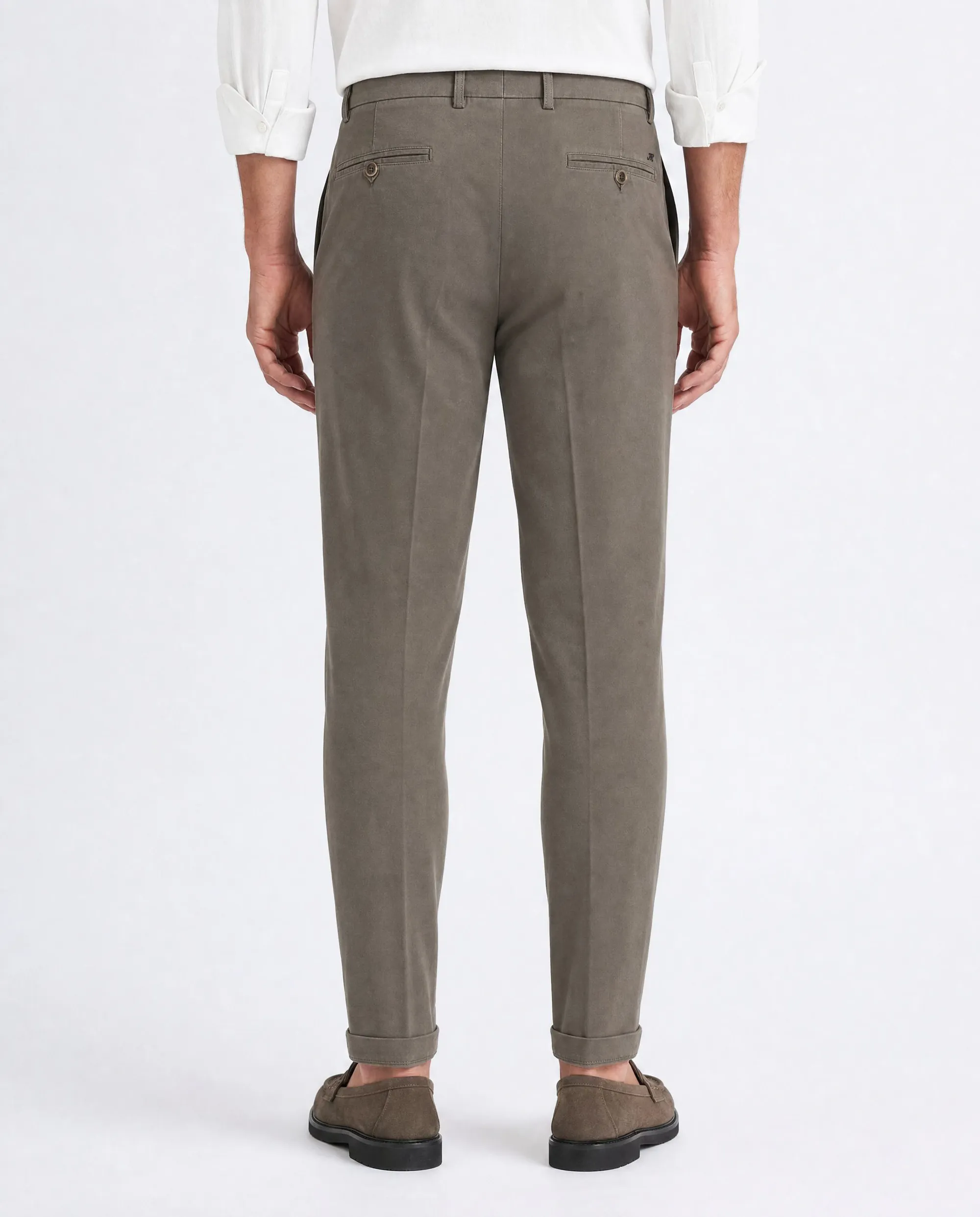 Mason's Torino Jersey Chino Bruin 113752-001-46