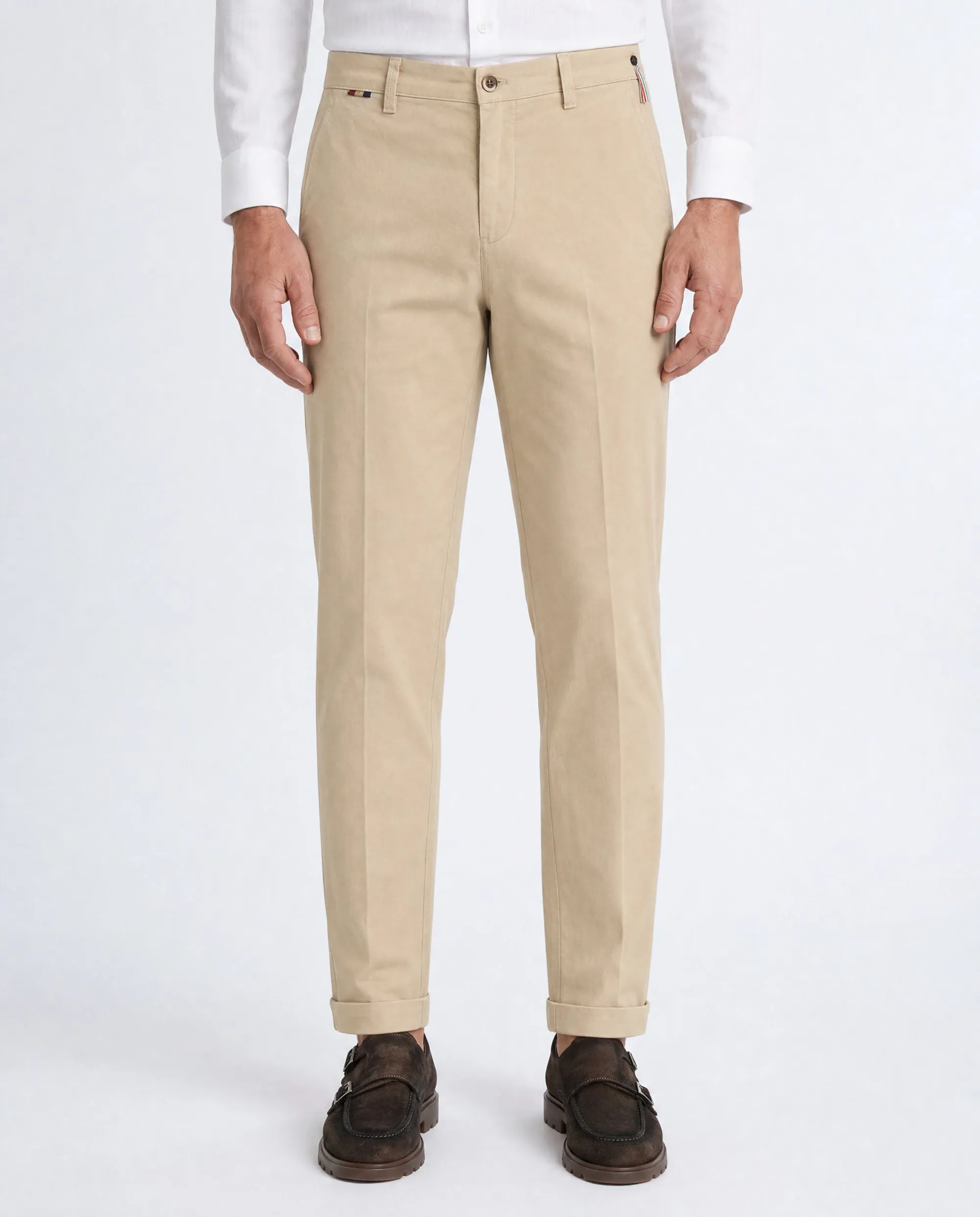 Mason's Torino Jersey Chino Beige 113753-001-46