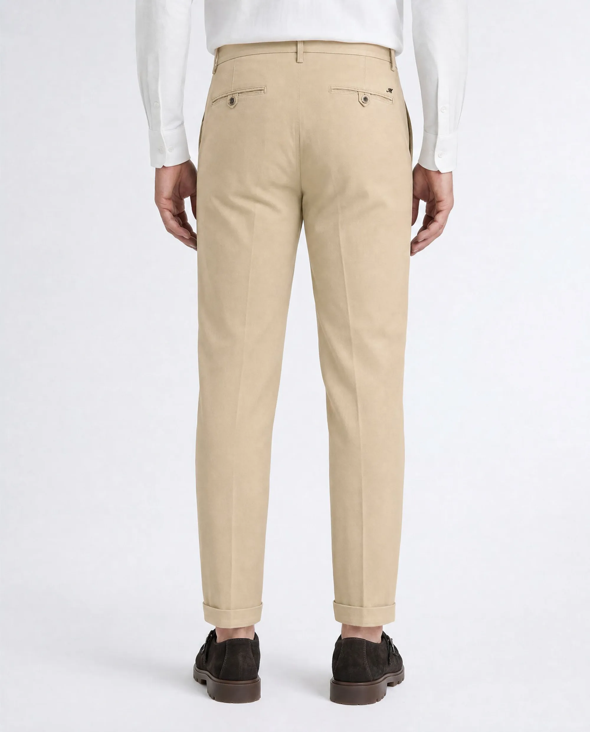 Mason's Torino Jersey Chino Beige 113753-001-46