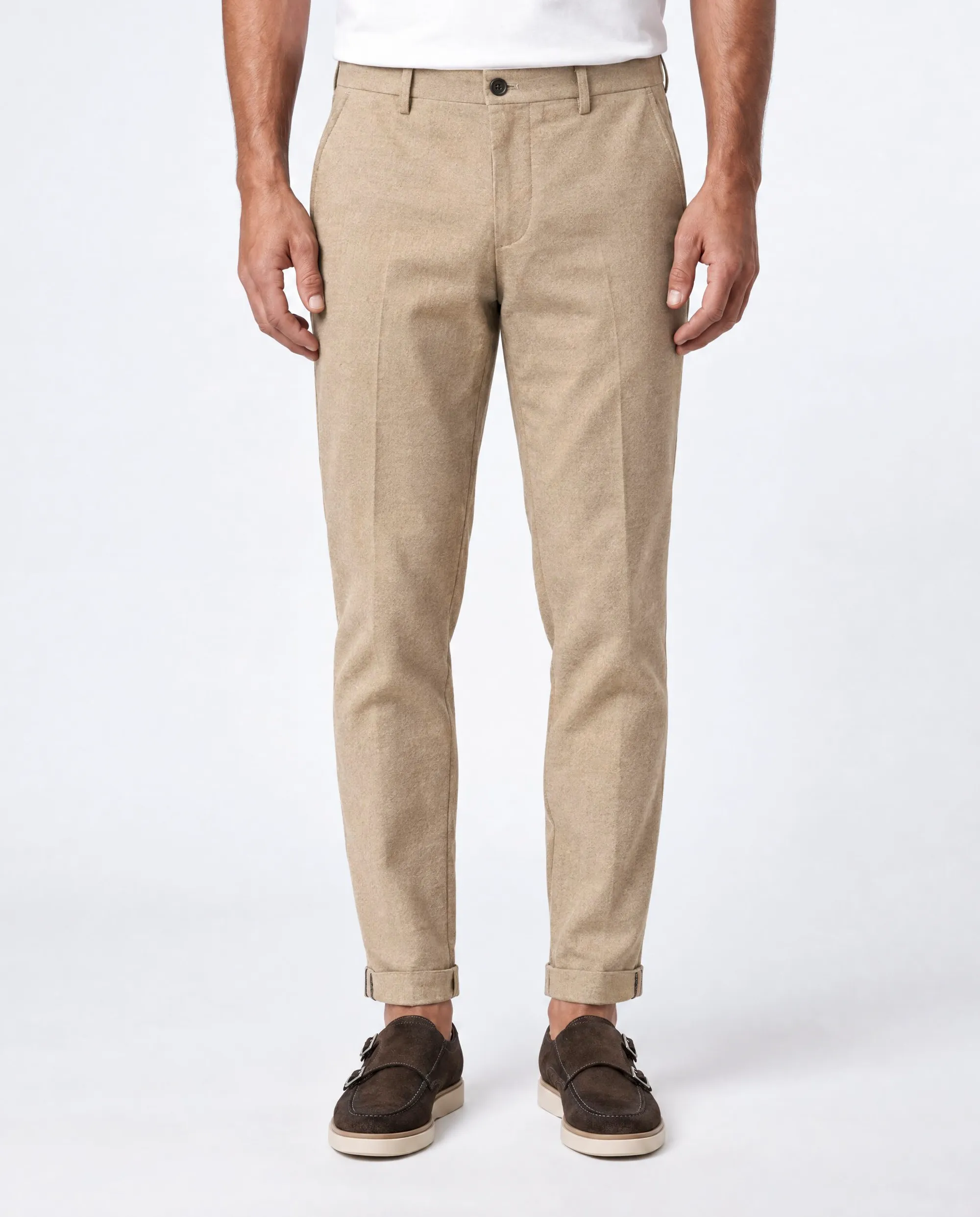 Mason's Torino Style Chino Beige 113755-001-46