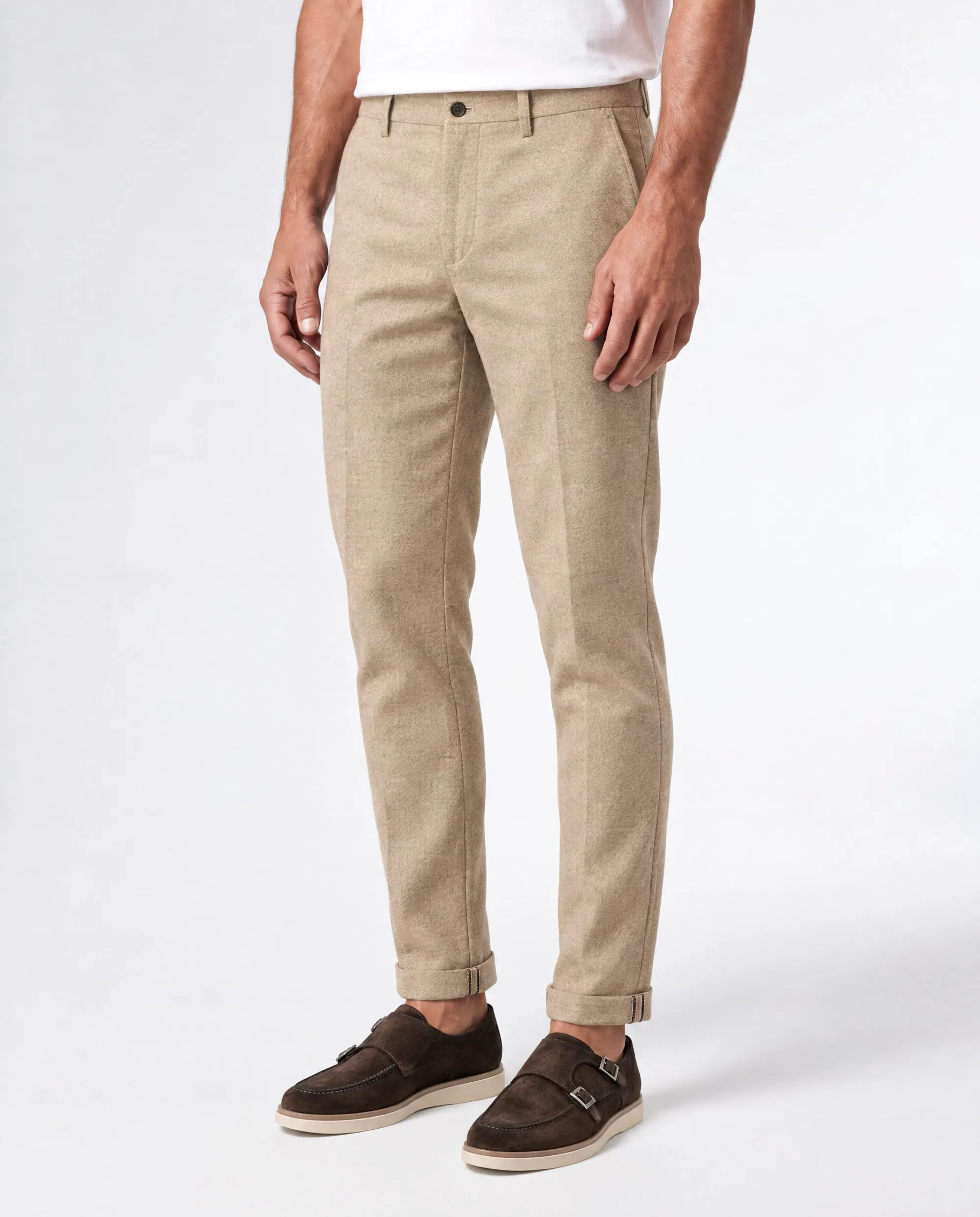 Mason's Torino Style Chino Beige 113755-001-46