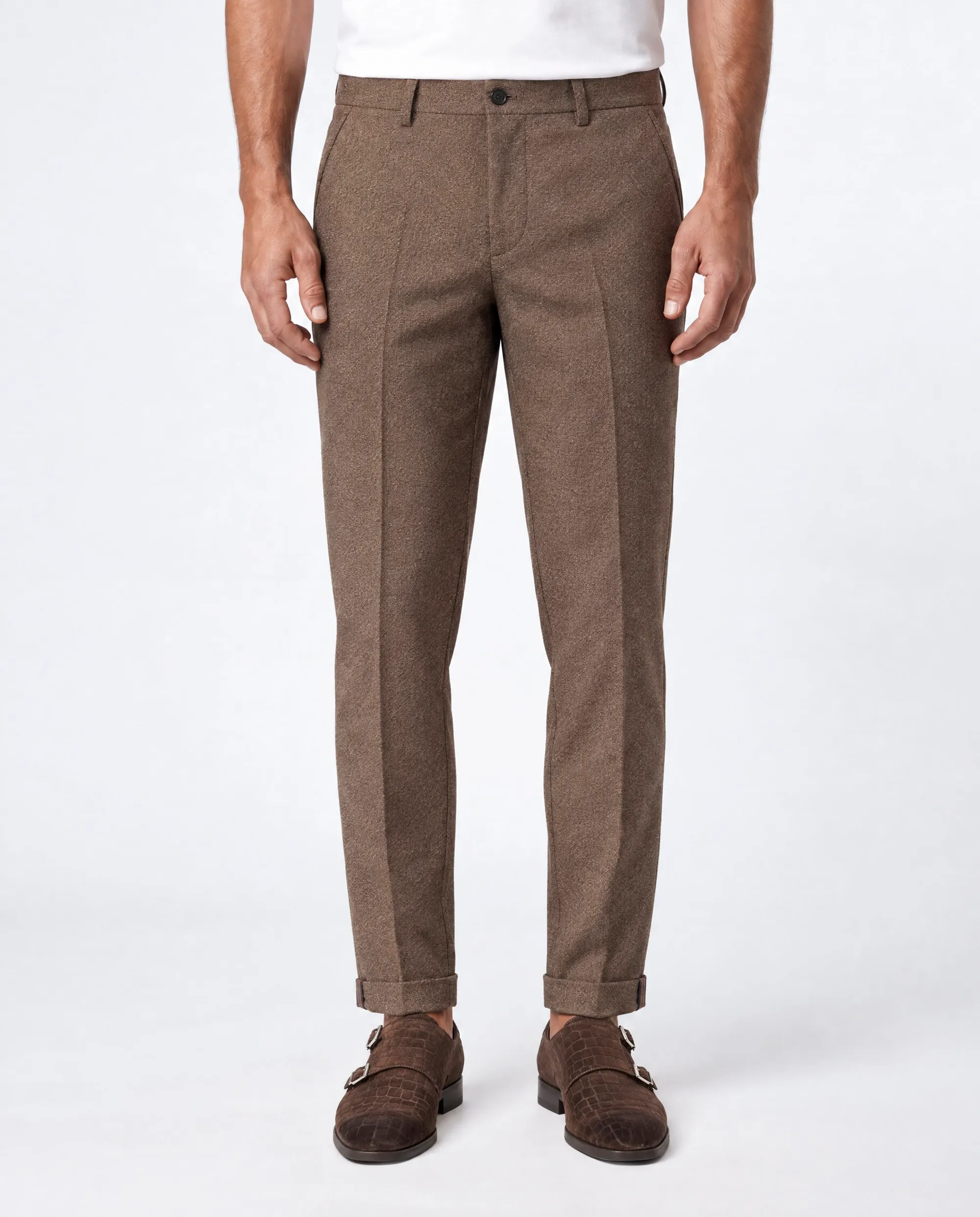 Mason's Torino Style Chino Bruin 113757-001-46