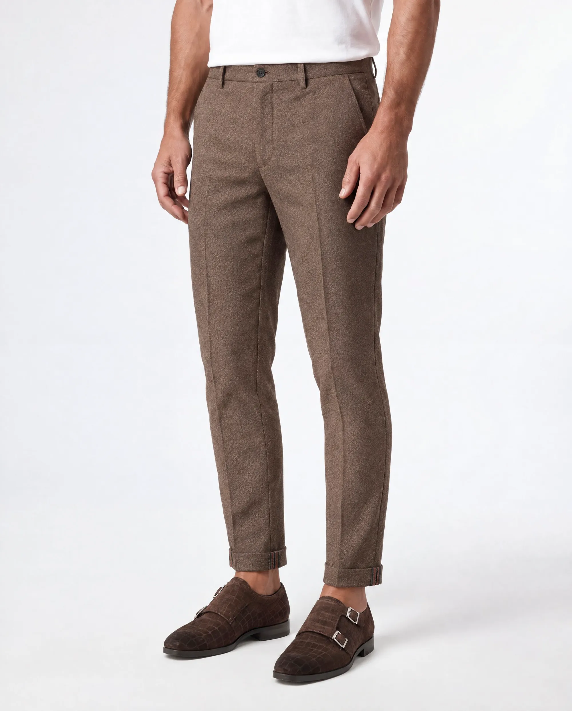 Mason's Torino Style Chino Bruin 113757-001-46
