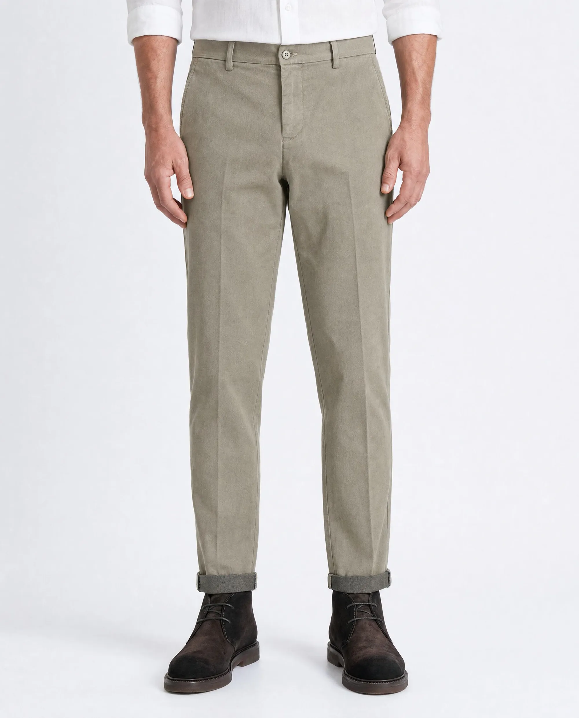 Mason's Torino Style Chino Grijs 113758-001-46