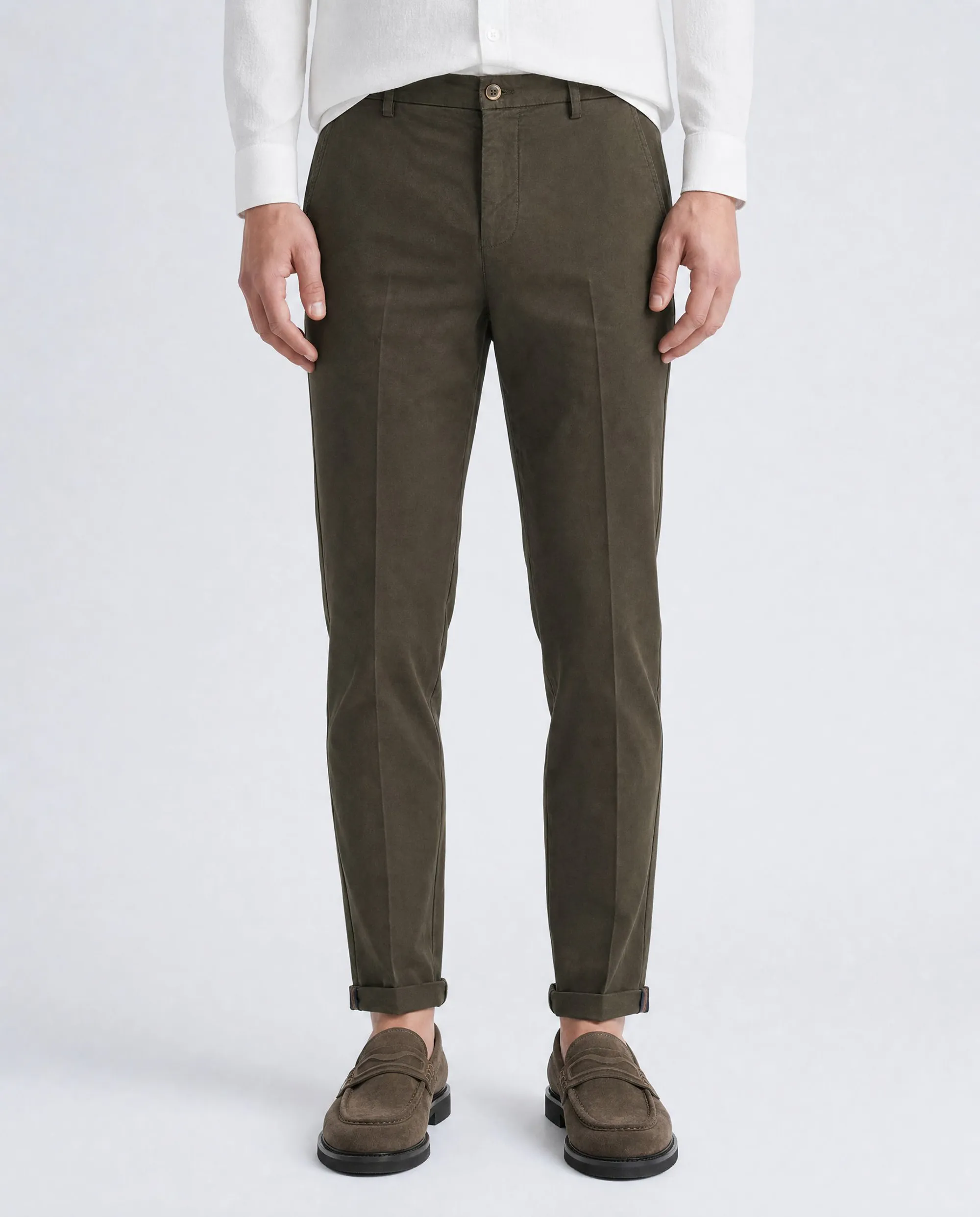 Mason's Torino Style Chino Bruin 113759-001-46