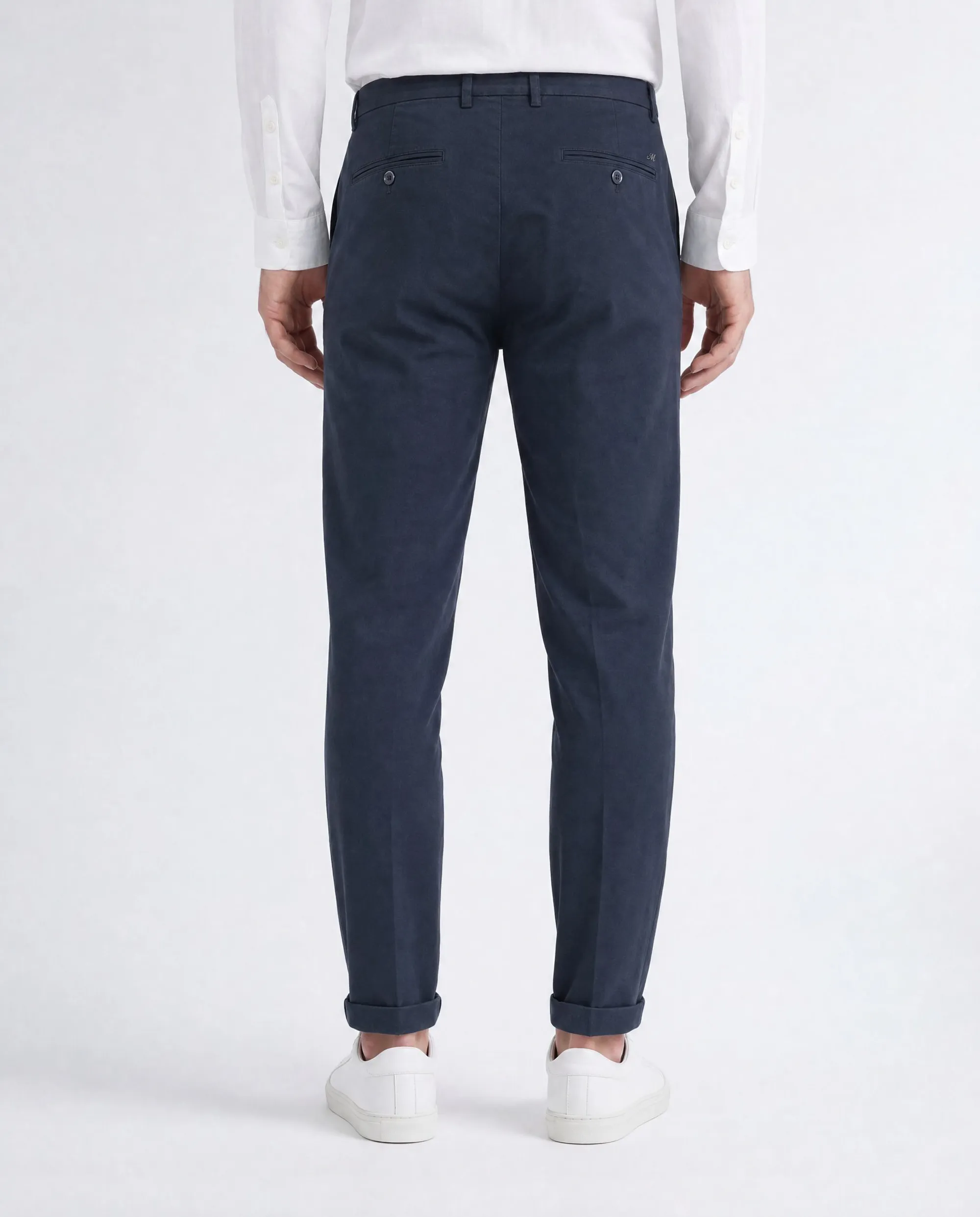 Mason's Torino Style Chino Donker blauw 113760-001-46