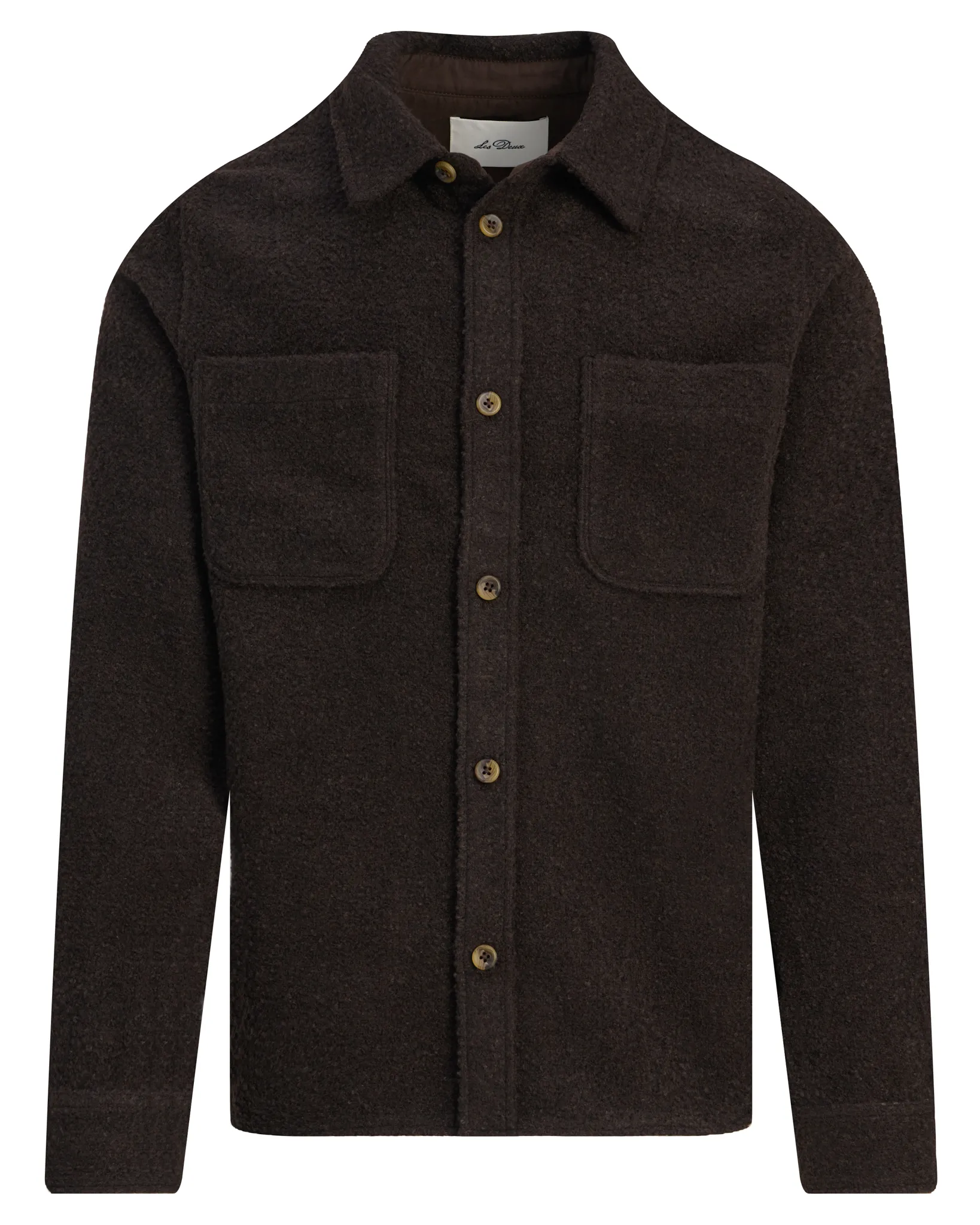 Les Deux Overshirt Bruin 113773-001-L