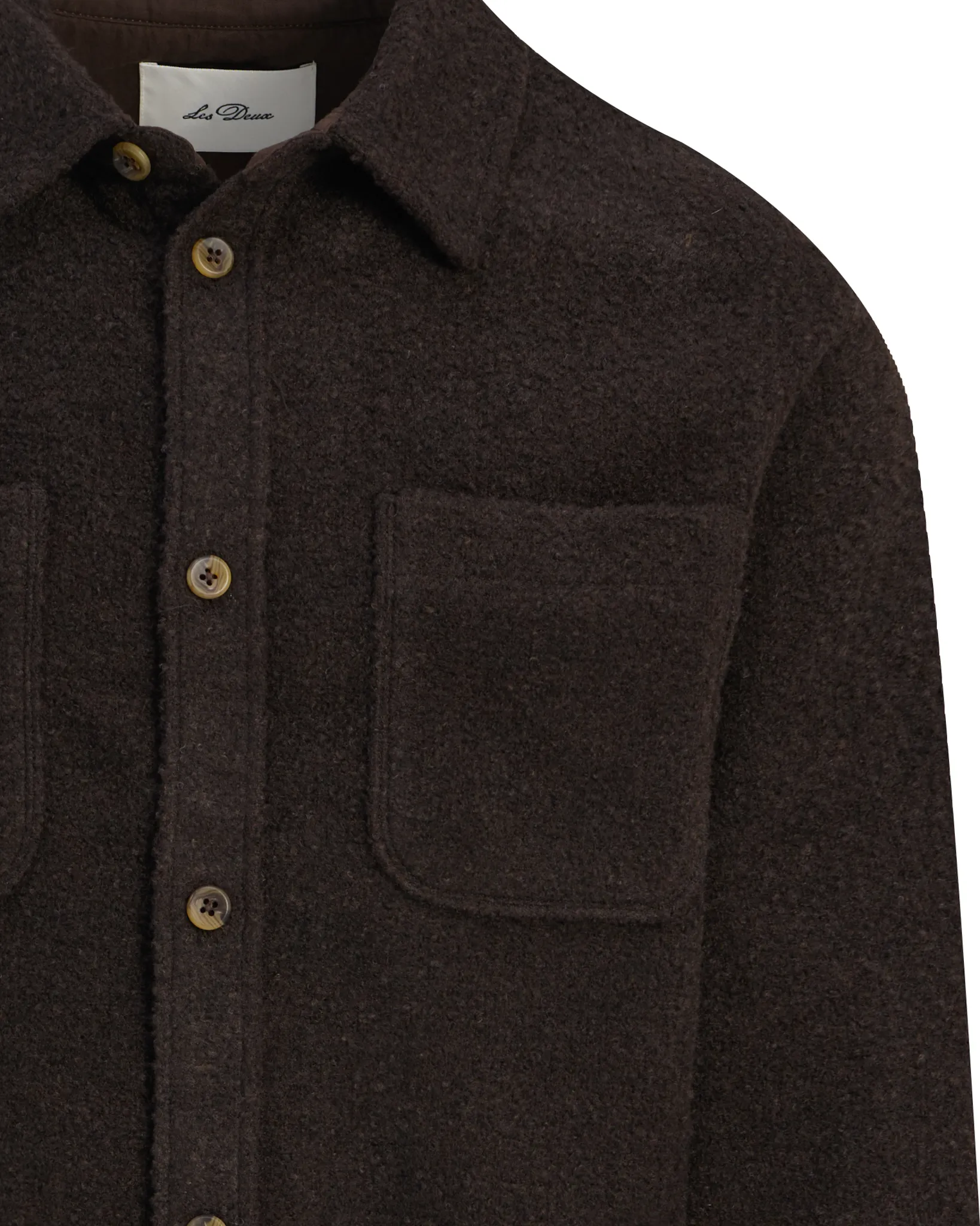 Les Deux Overshirt Bruin 113773-001-L