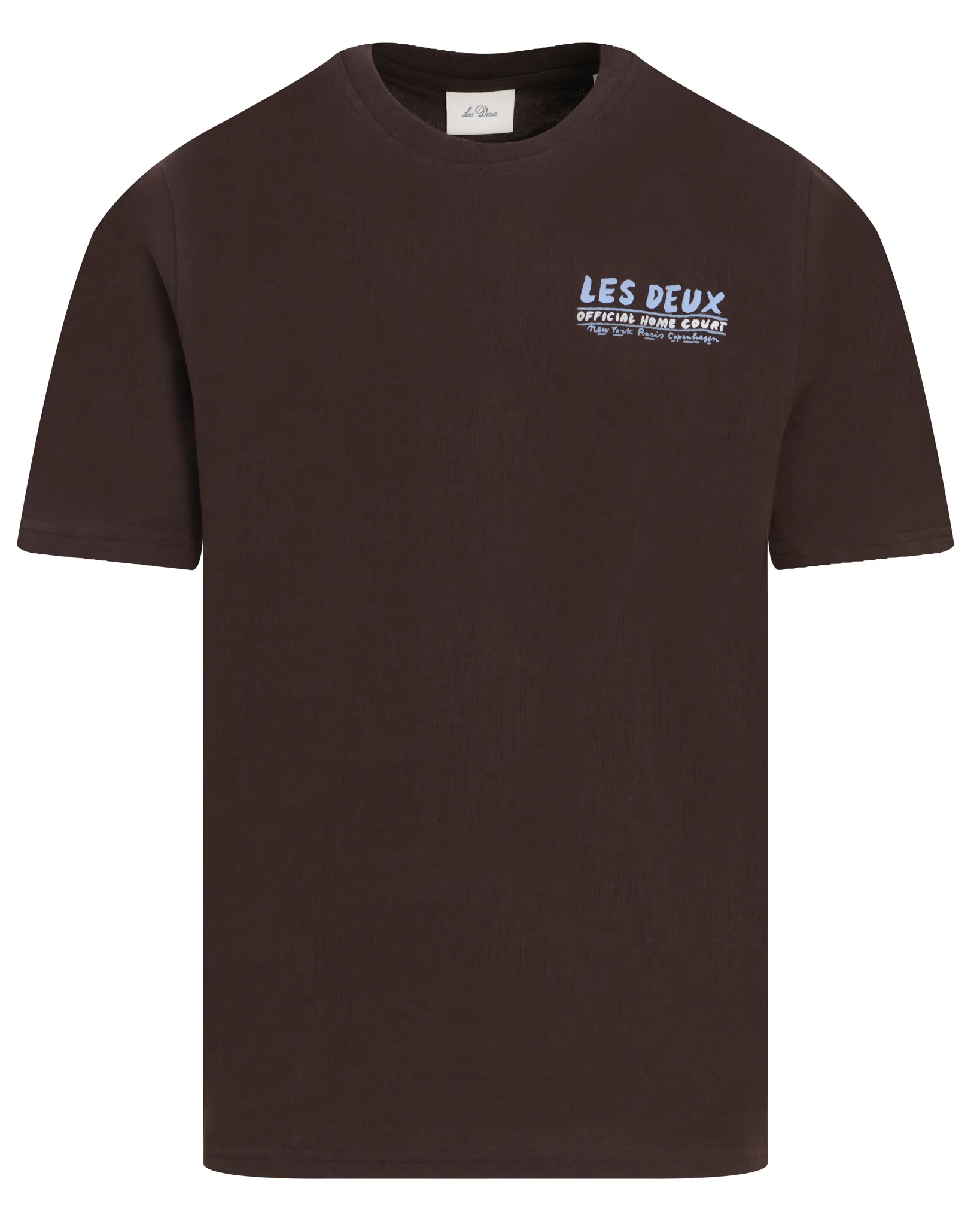 Les Deux Record T-shirt Bruin 113778-001-L