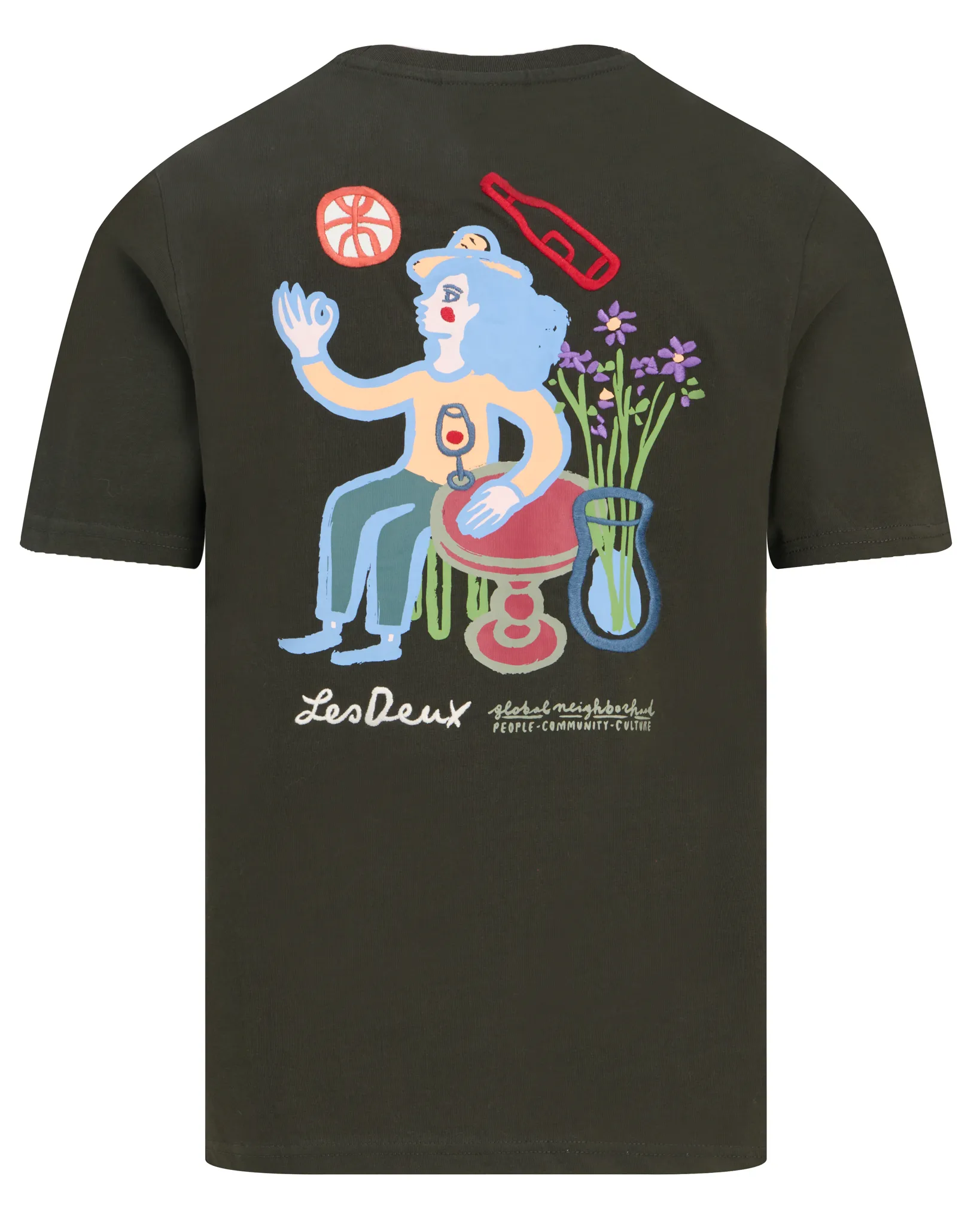 Les Deux Rural T-shirt Groen 113781-001-L