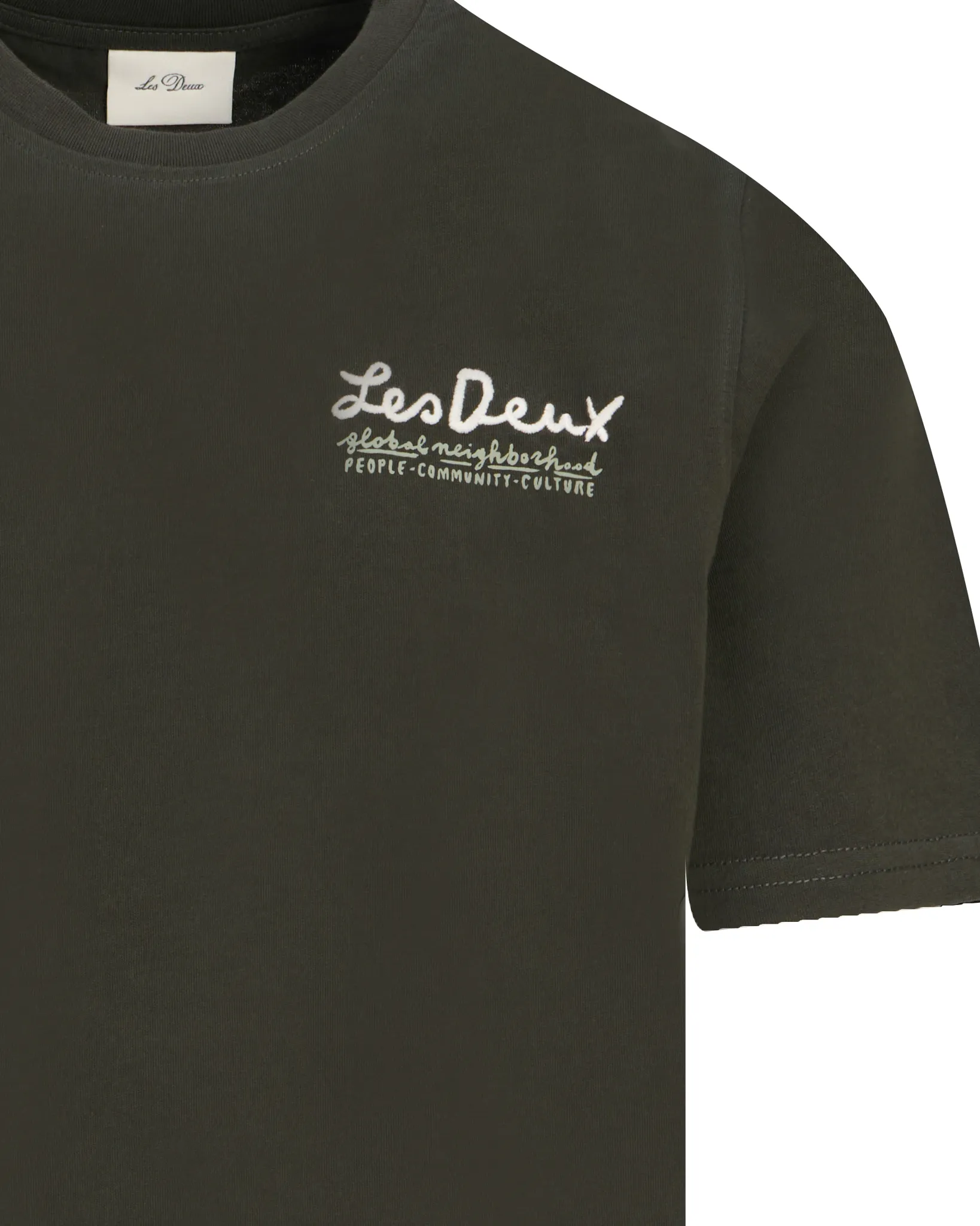 Les Deux Rural T-shirt Groen 113781-001-L