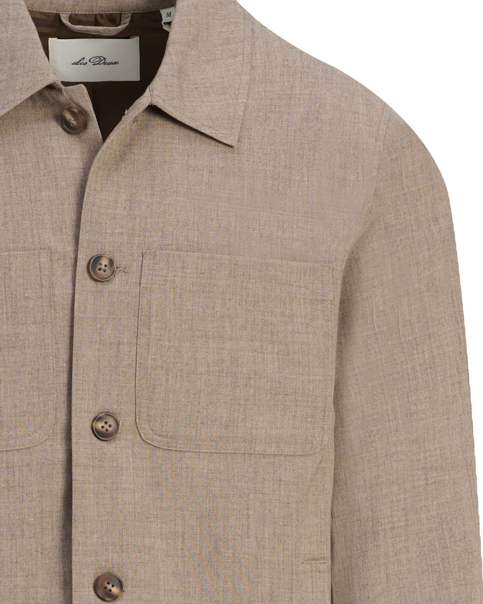 Les Deux Como Hybrid Overshirt Beige 113785-001-L