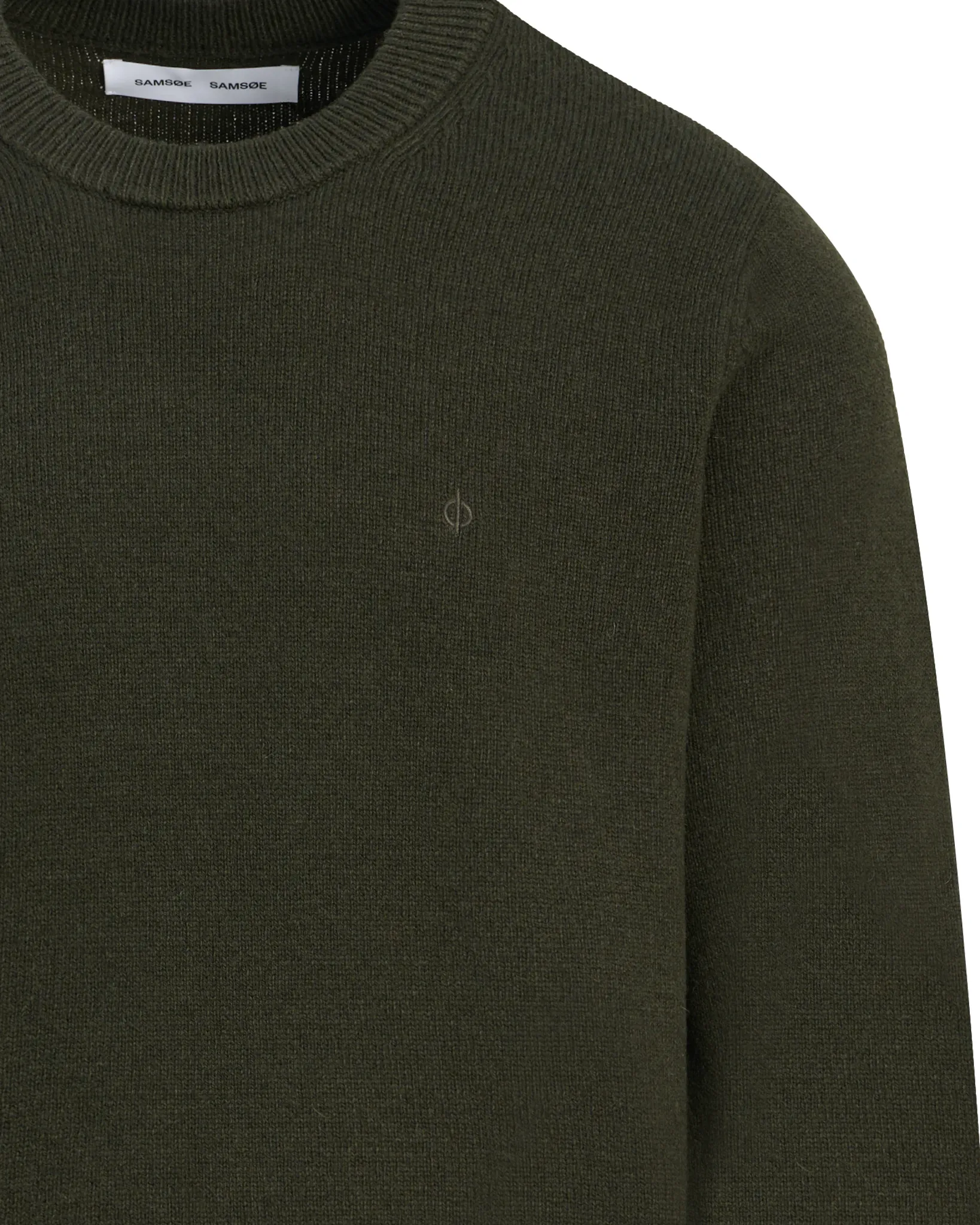 Samsoe & Samsoe Sapatrik Trui Ronde hals Groen 113788-001-L