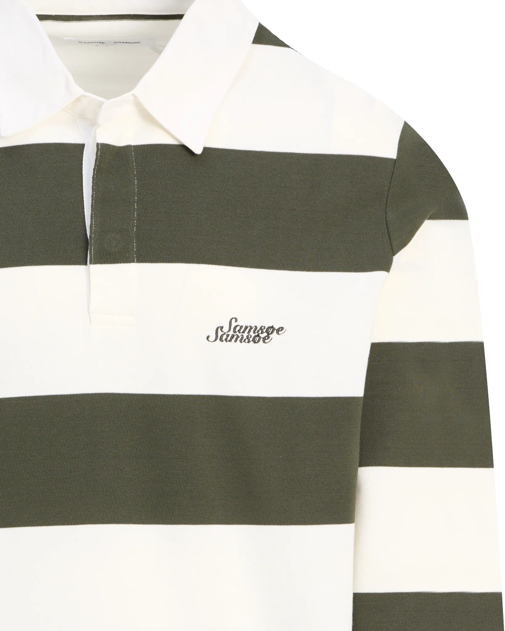 Samsoe & Samsoe Sakevin Rugby Groen streep 113798-001-L