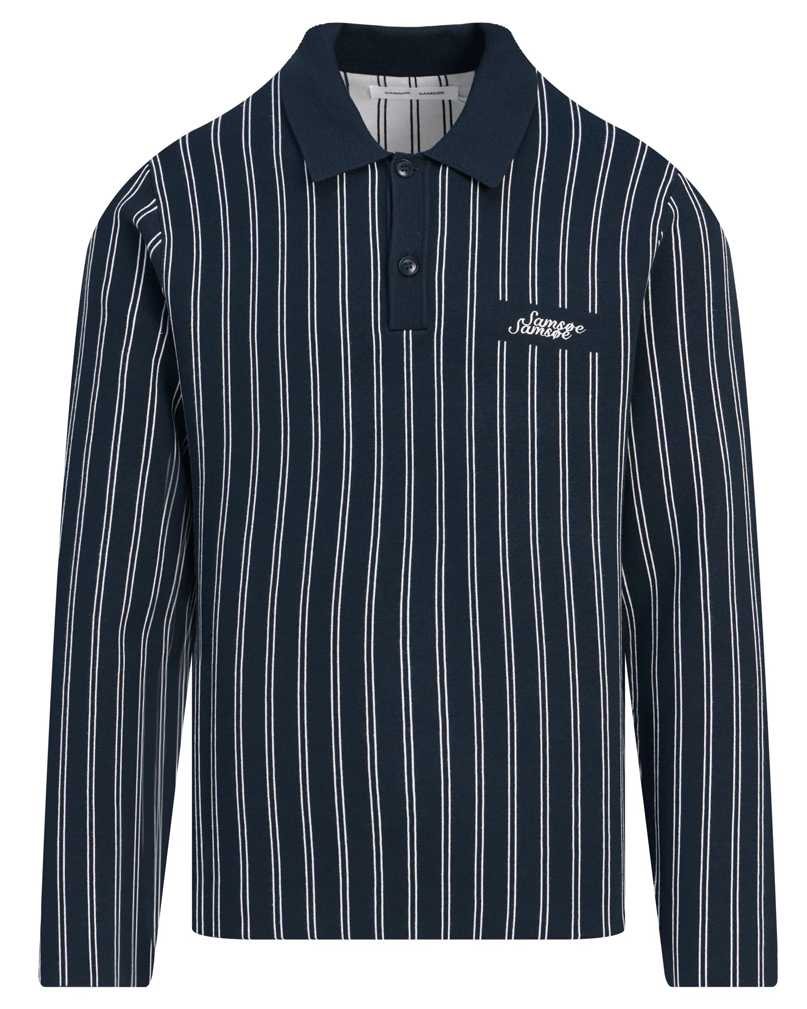 Samsoe & Samsoe Samatt Polo Blauw streep 113799-001-L