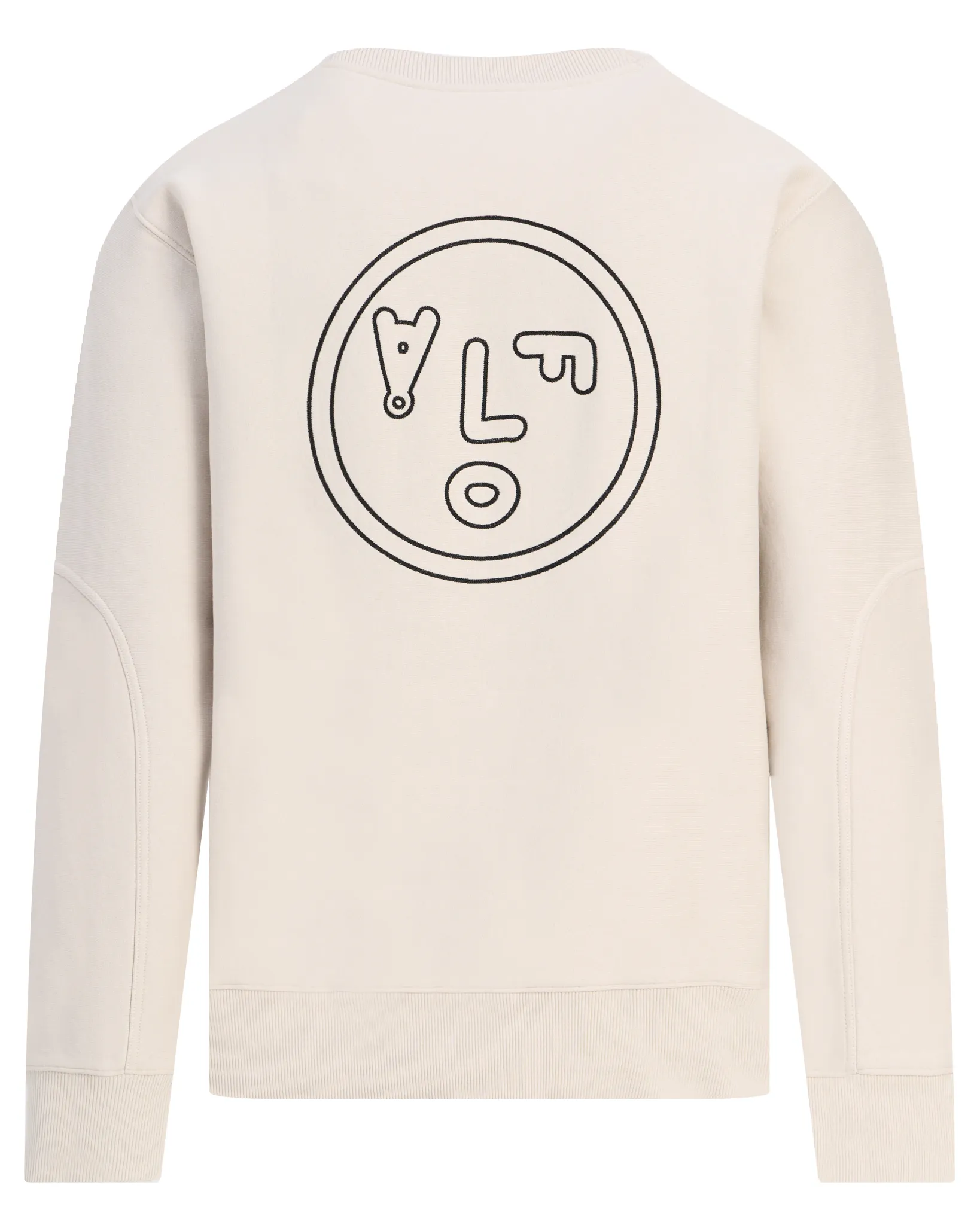 OLAF Face Sweater Beige 113903-001-L