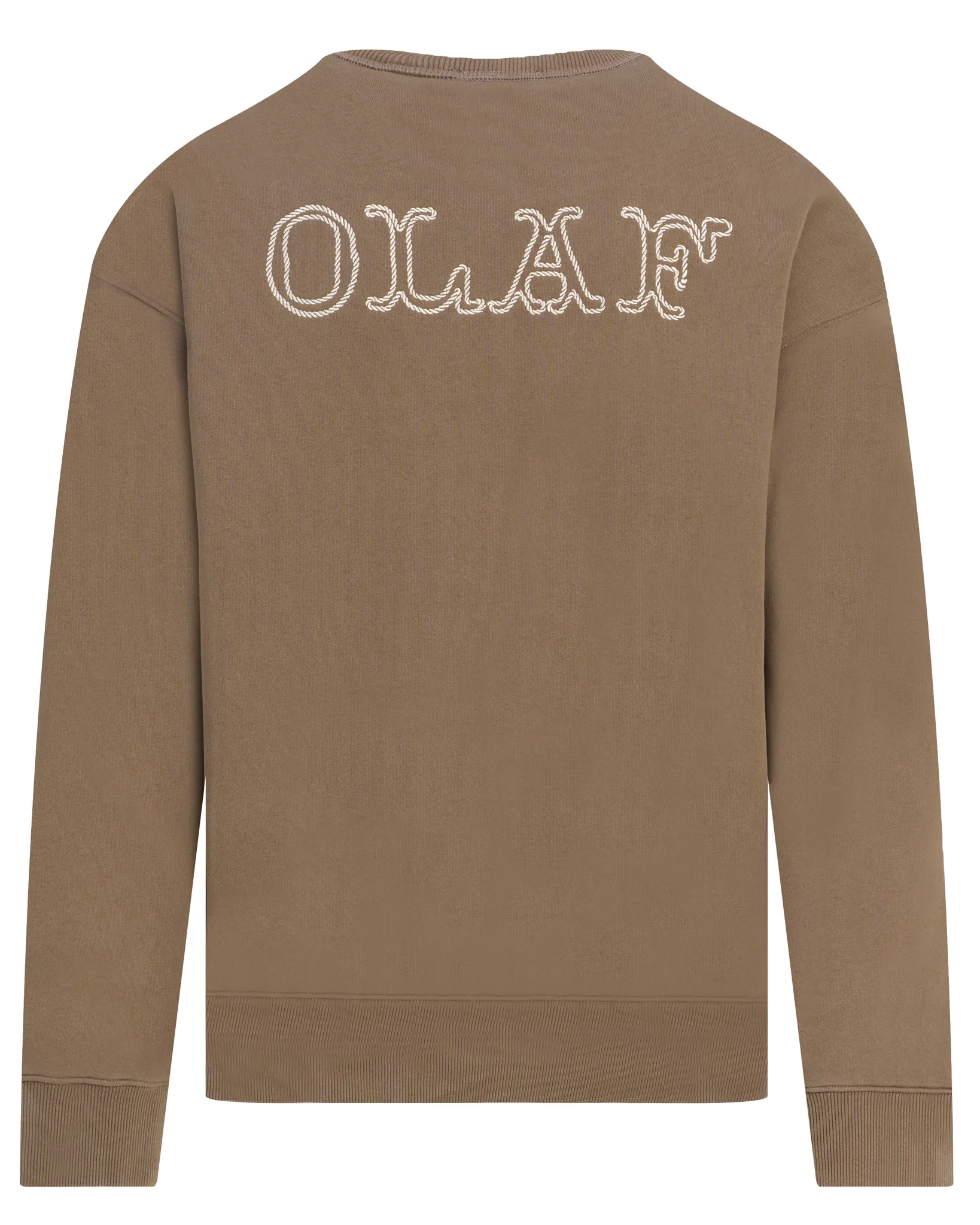 OLAF Western Logo Sweater Bruin 113933-001-L