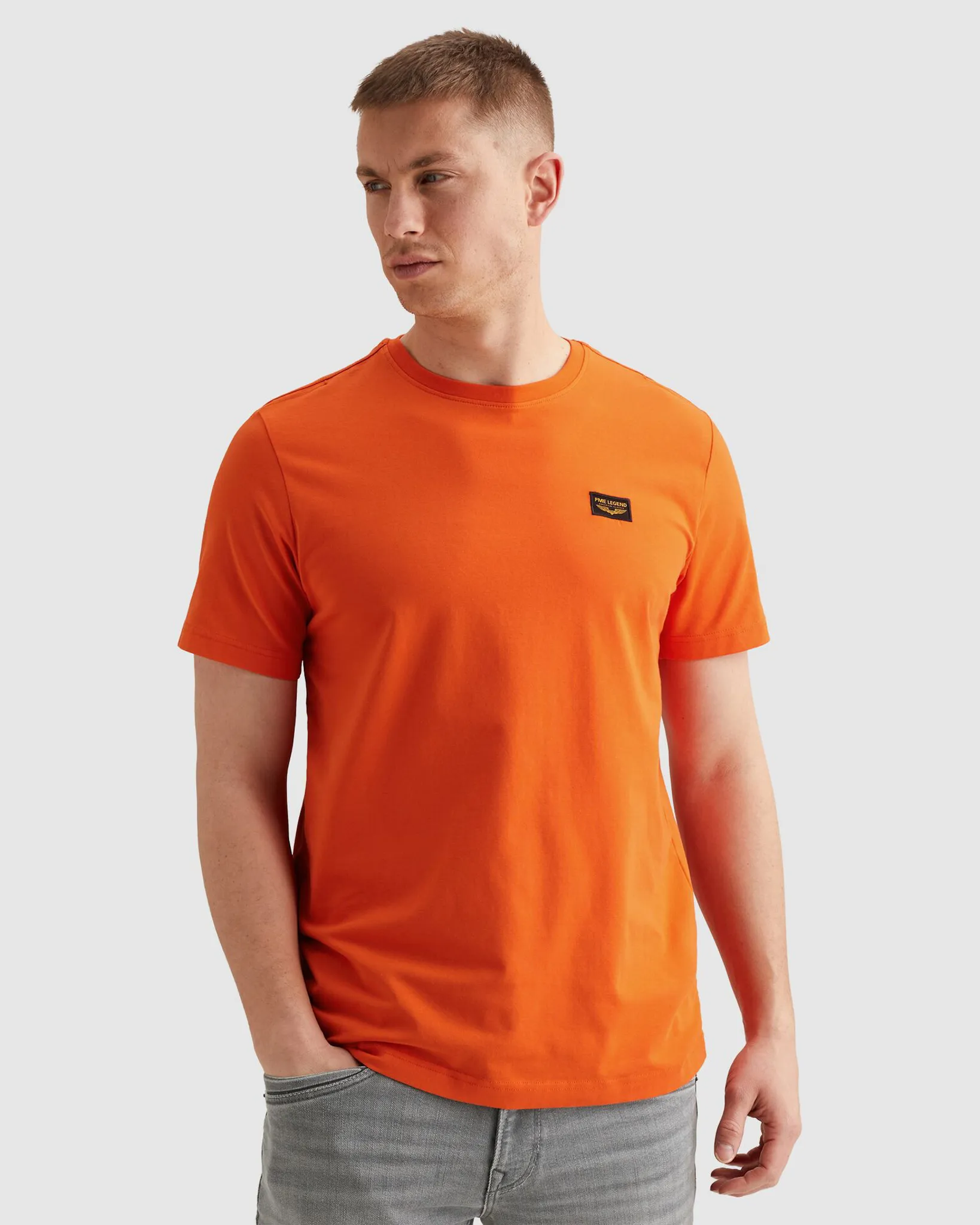 PME Legend T-shirt Korte mouw Oranje 113957-001-L