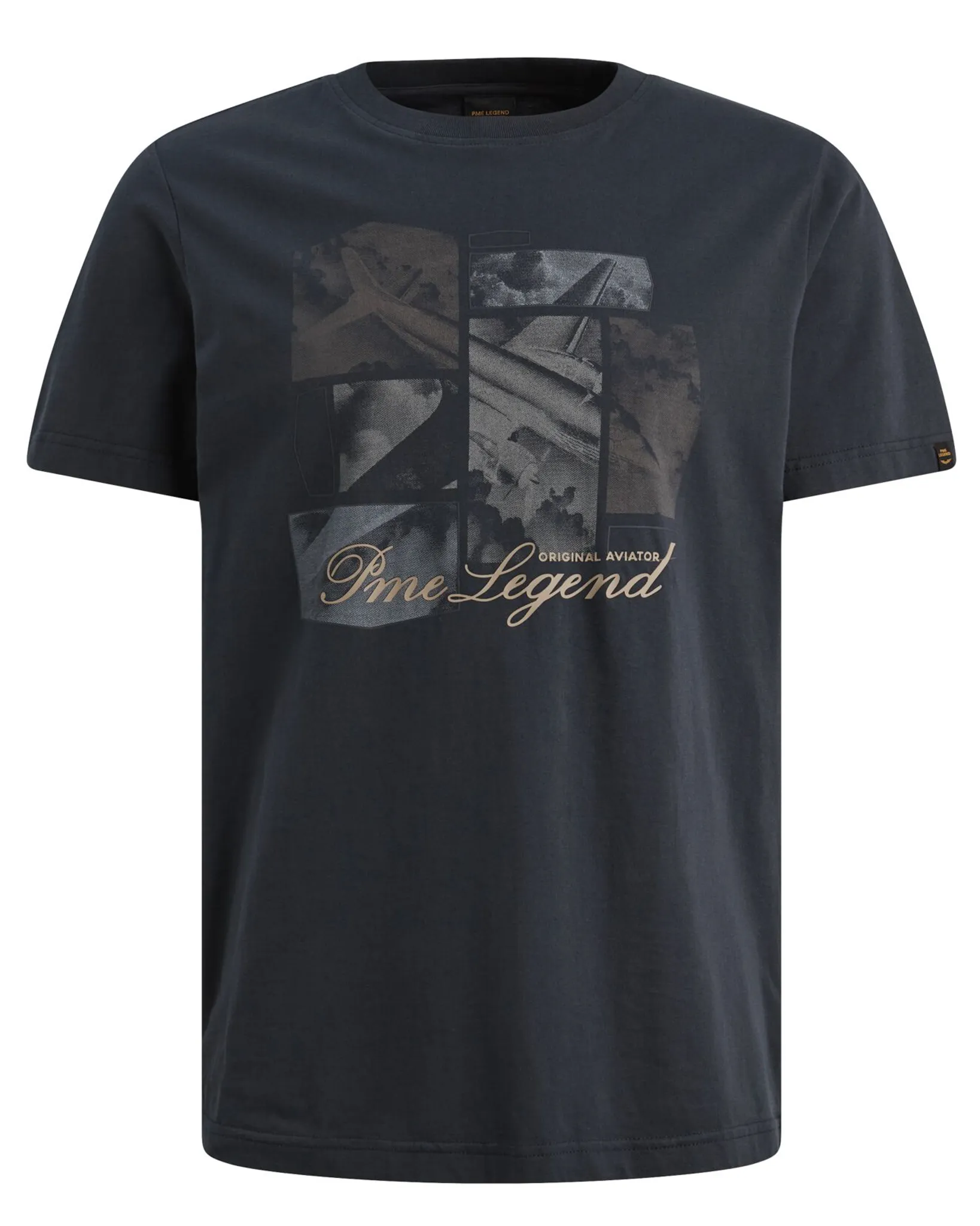 PME Legend T-shirt Korte mouw Blauw 113959-001-L
