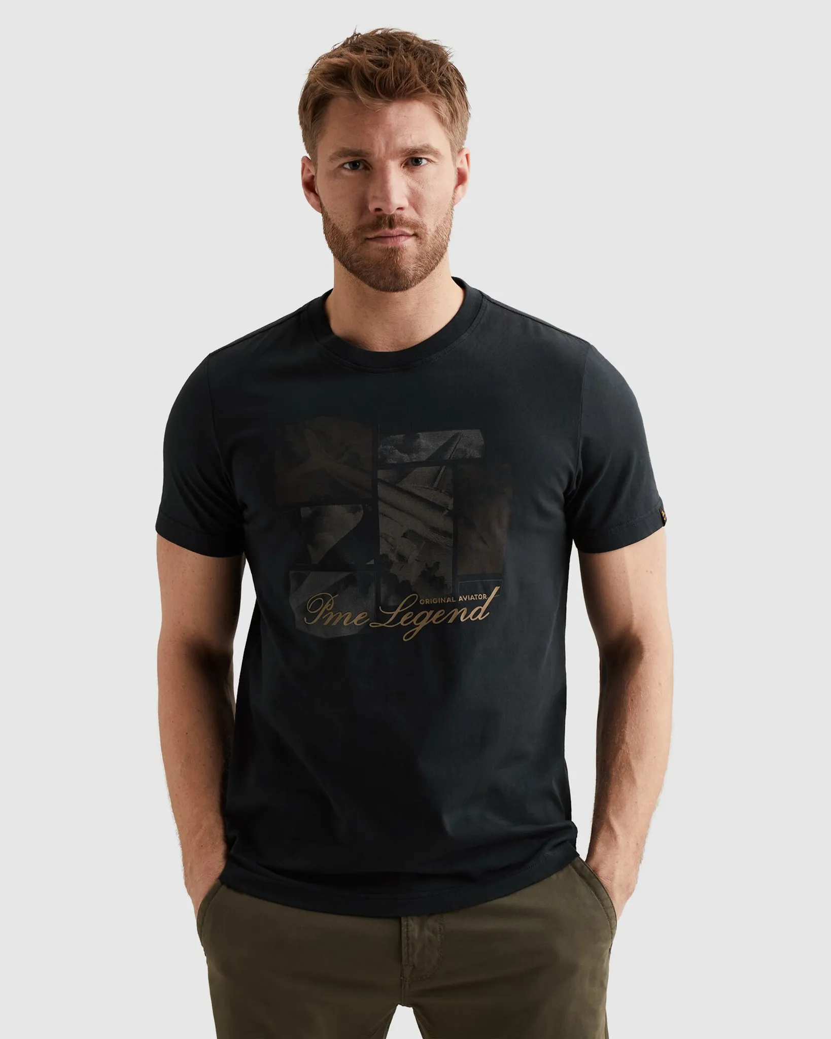 PME Legend T-shirt Korte mouw Blauw 113959-001-L