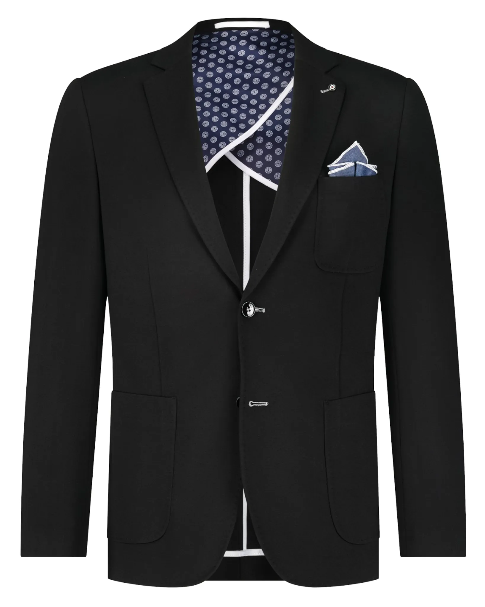 Blue Industry Mix & Match Colbert Zwart 114085-001-50