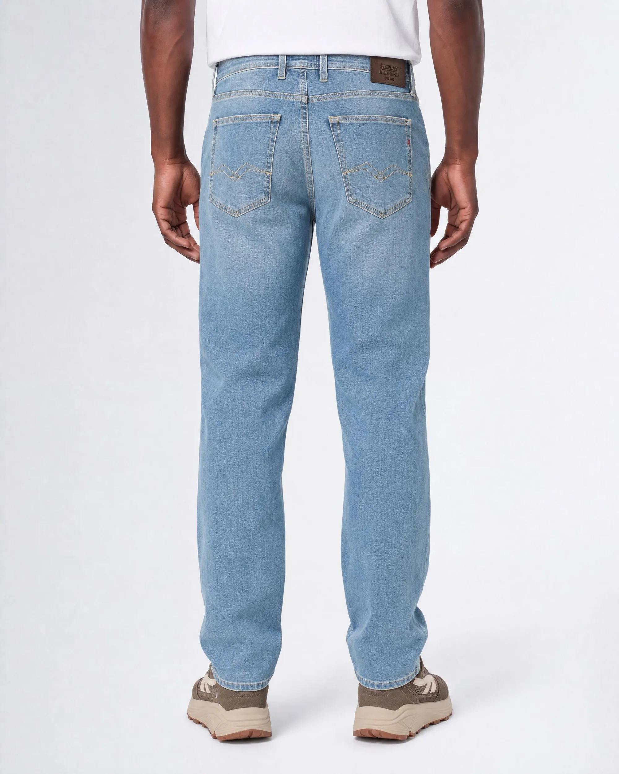 Replay Grover Hyperflex Jeans Blauw 114091-001-29/32