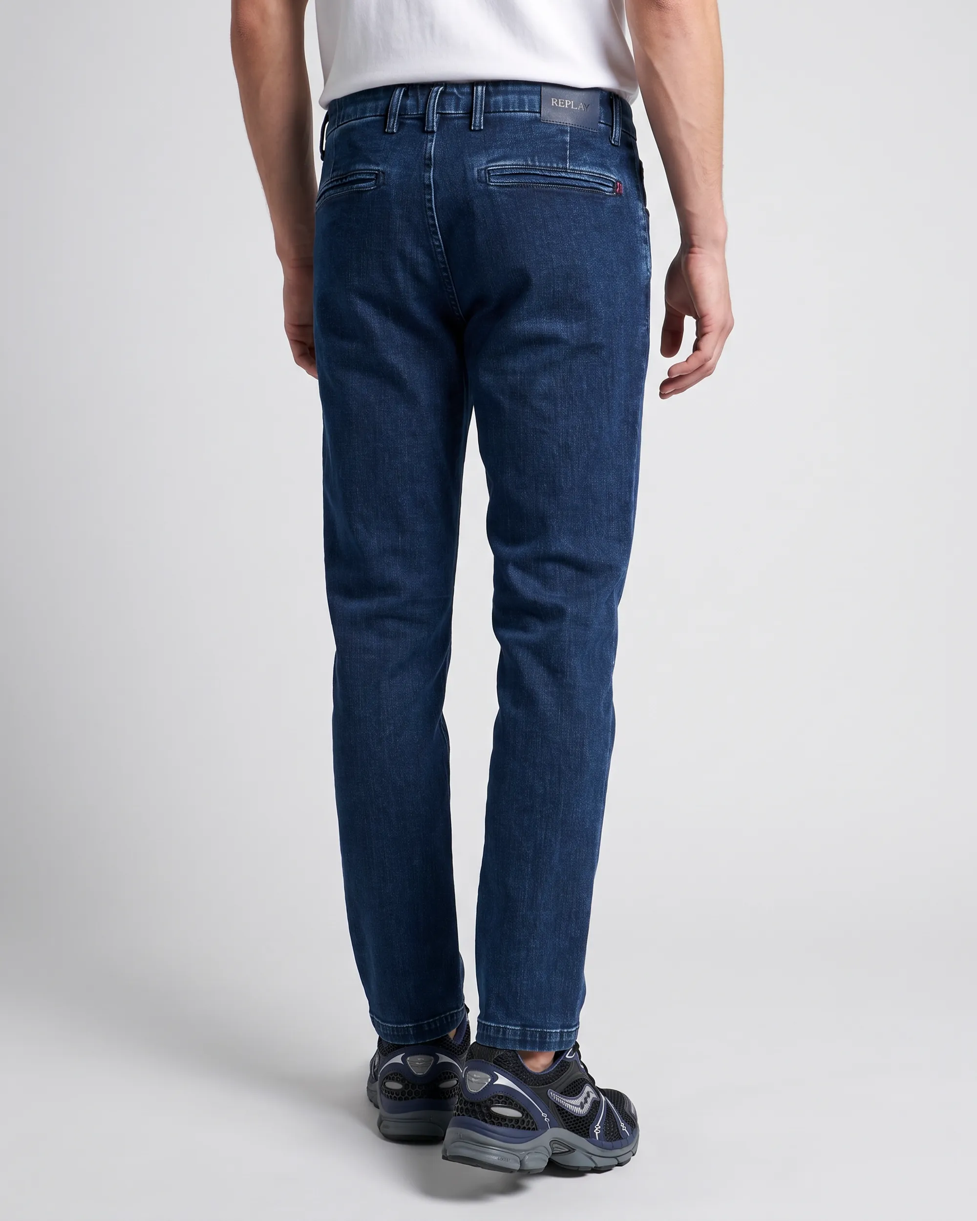Replay Chino Benni Donker blauw 114096-001-29/32