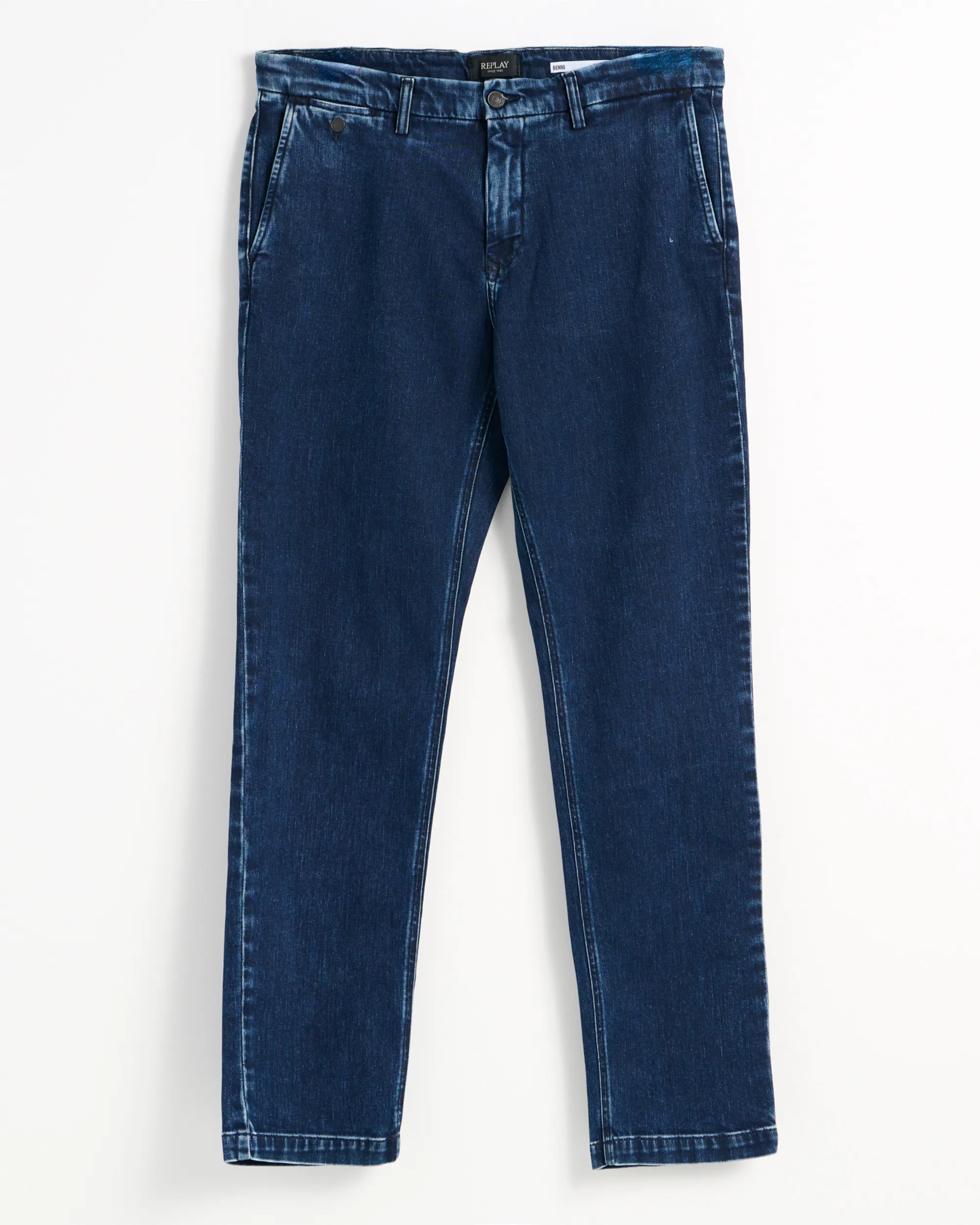 Replay Chino Benni Donker blauw 114096-001-29/32