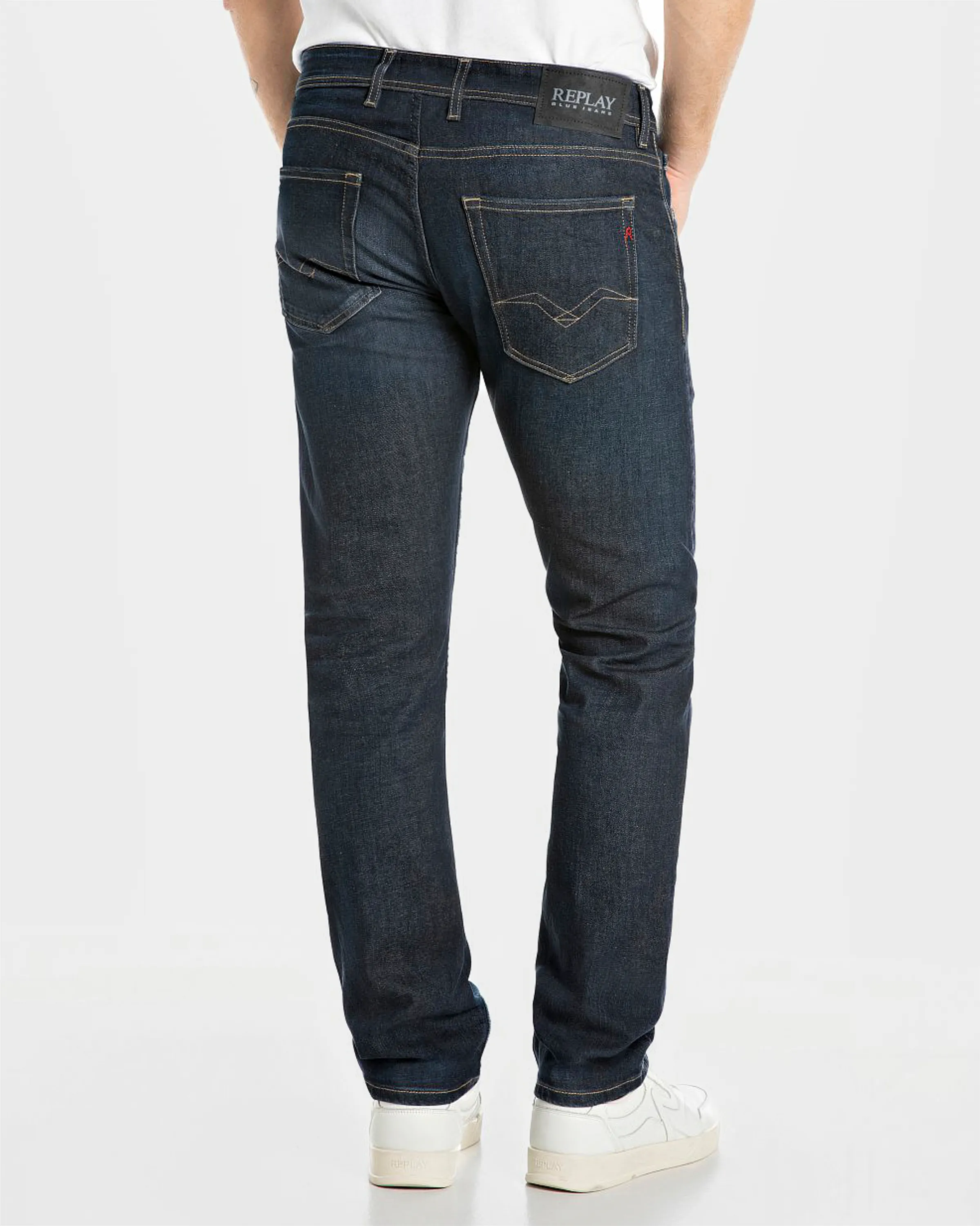 Replay Grover Jeans Donker blauw 114098-001-29/32