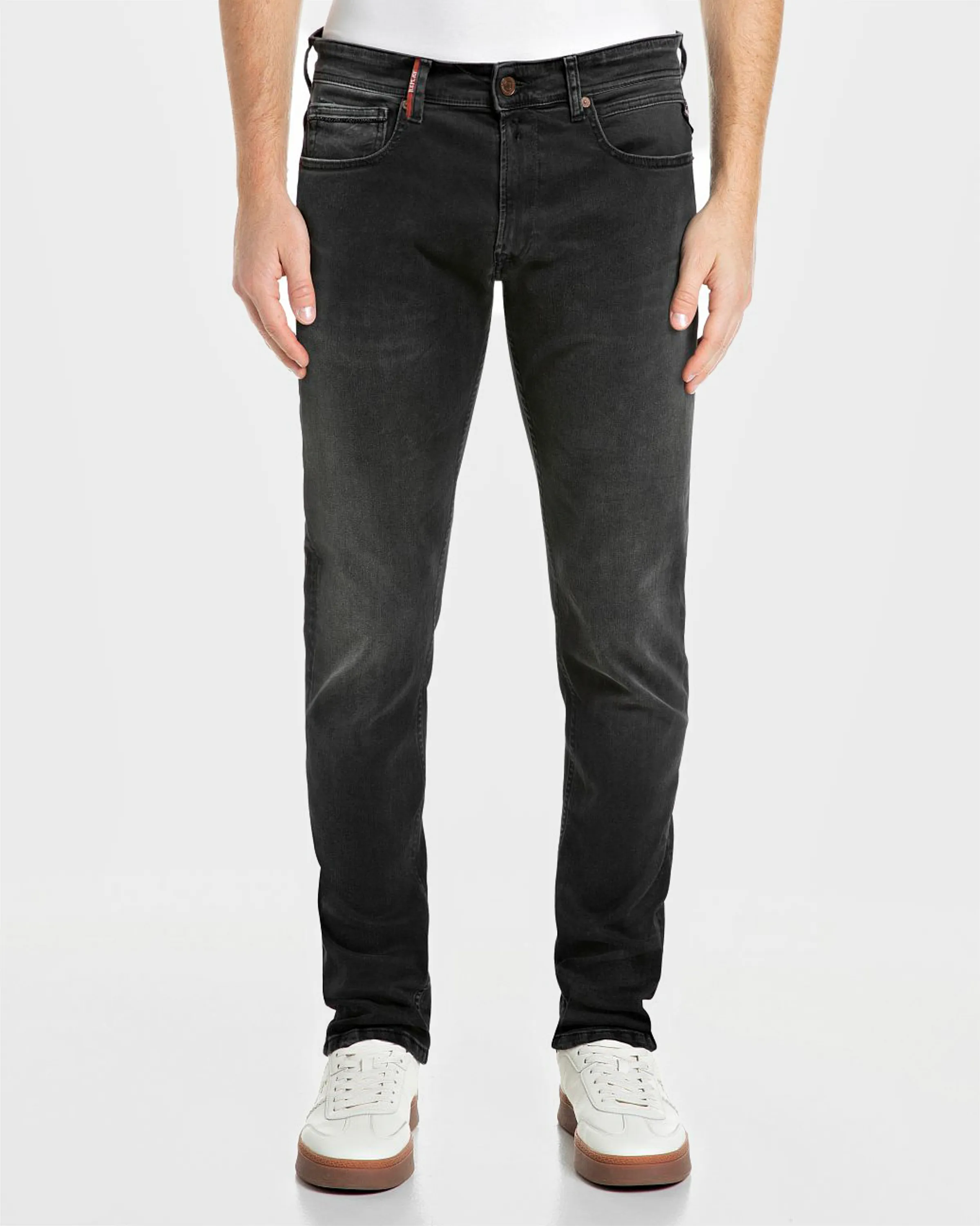 Replay Grover Hyperflex Jeans Donker grijs 114099-001-32/32