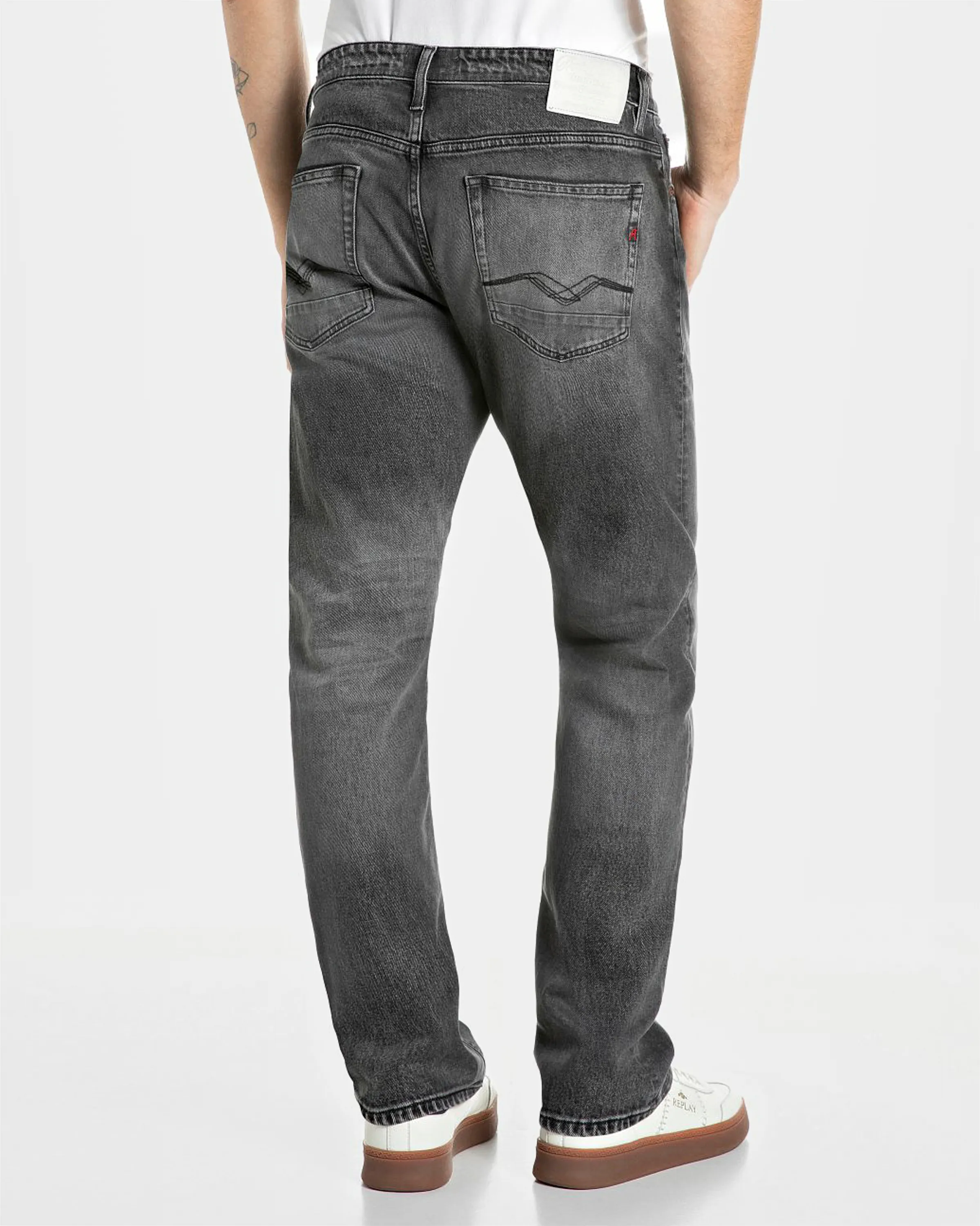 Replay Aideen Jeans Donker grijs 114100-001-29/32