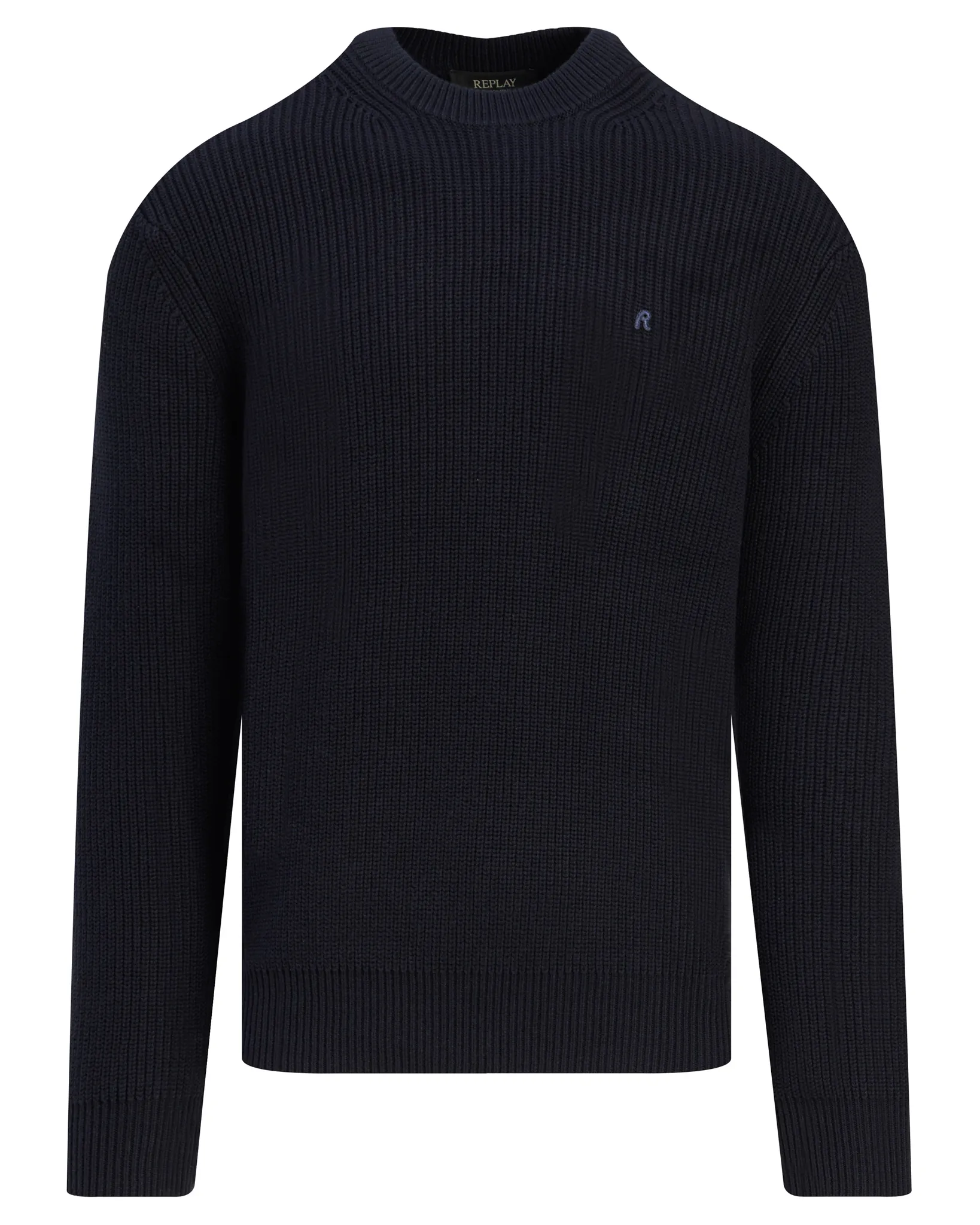 Replay Trui ronde hals Donker blauw 114117-001-L