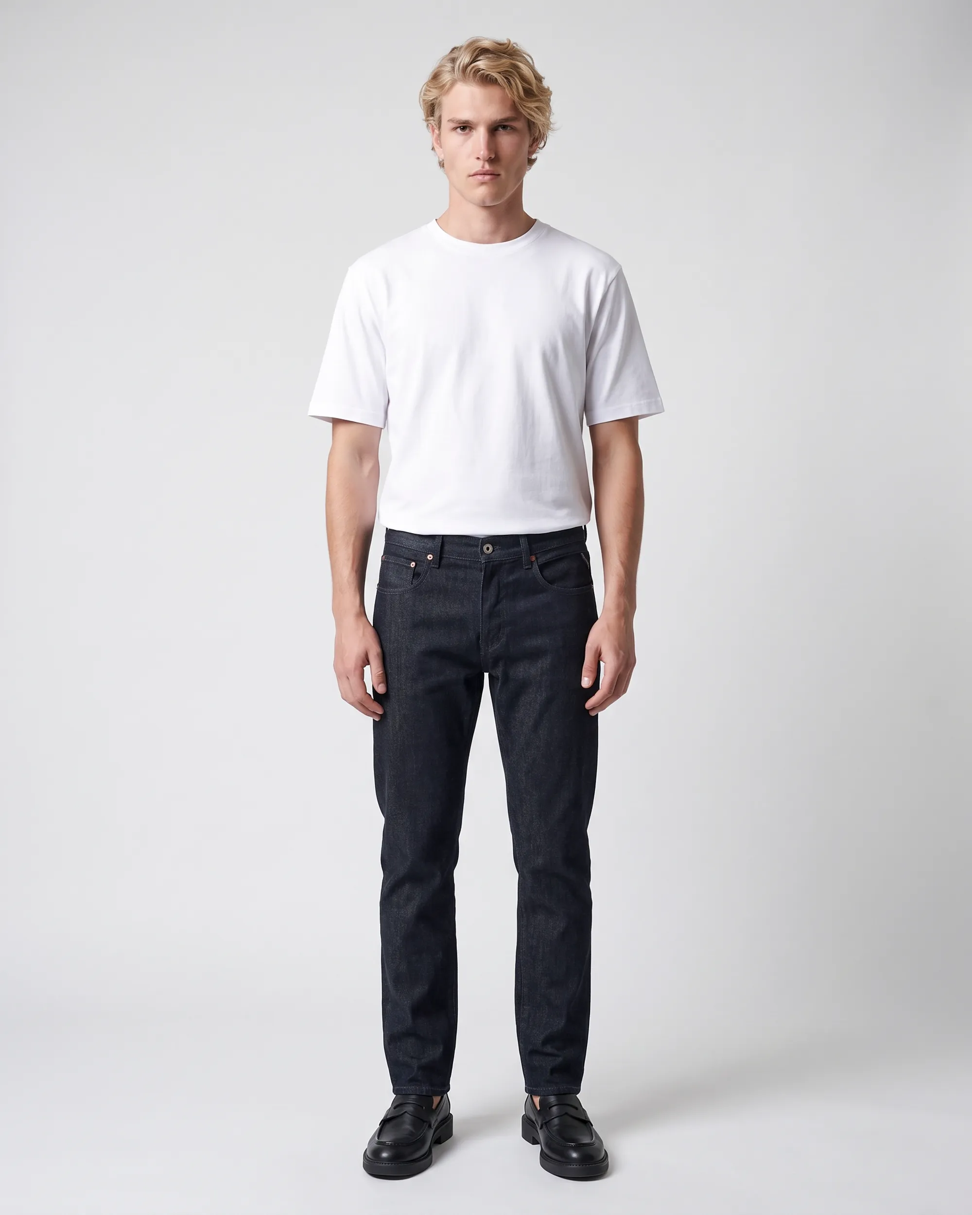 Replay x OFM. Jeans Donker blauw 114123-001-28/32