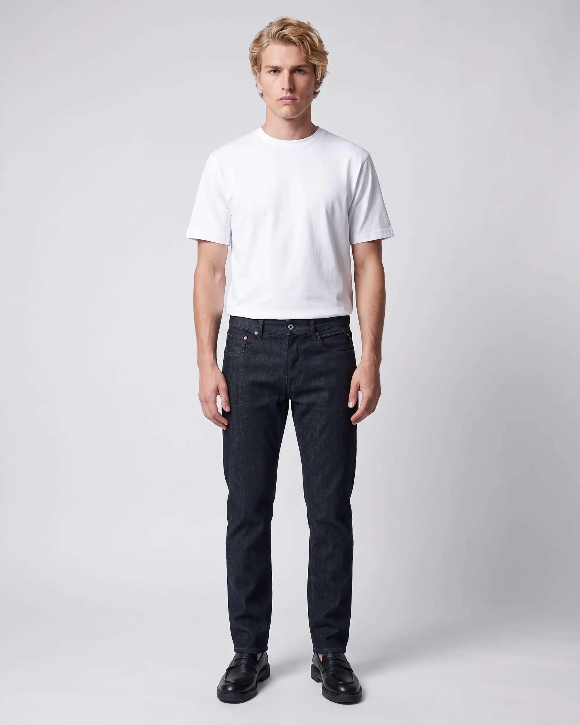 Replay x OFM. Jeans Donker blauw 114123-001-28/32