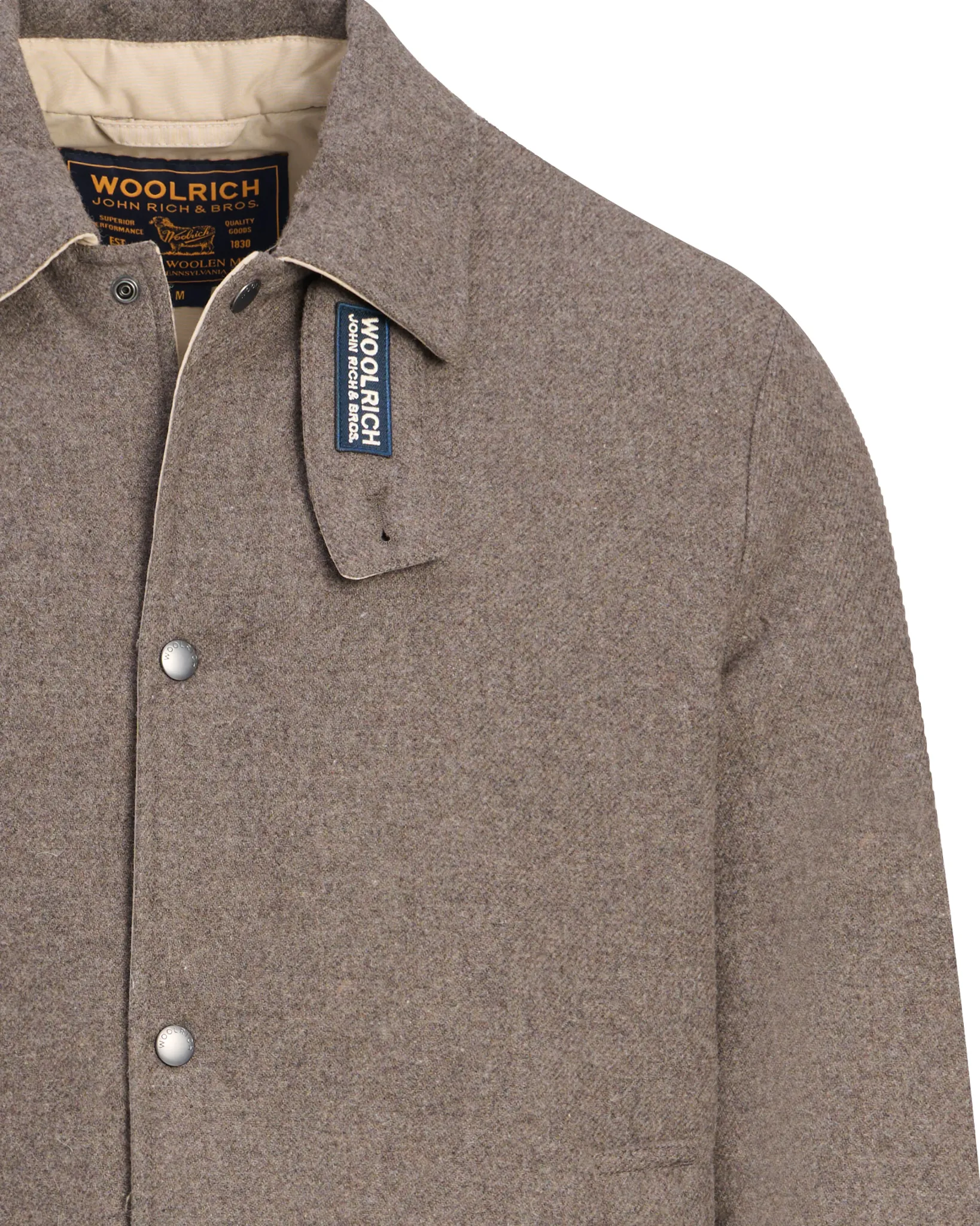 Woolrich Overshirt Bruin 114135-001-L