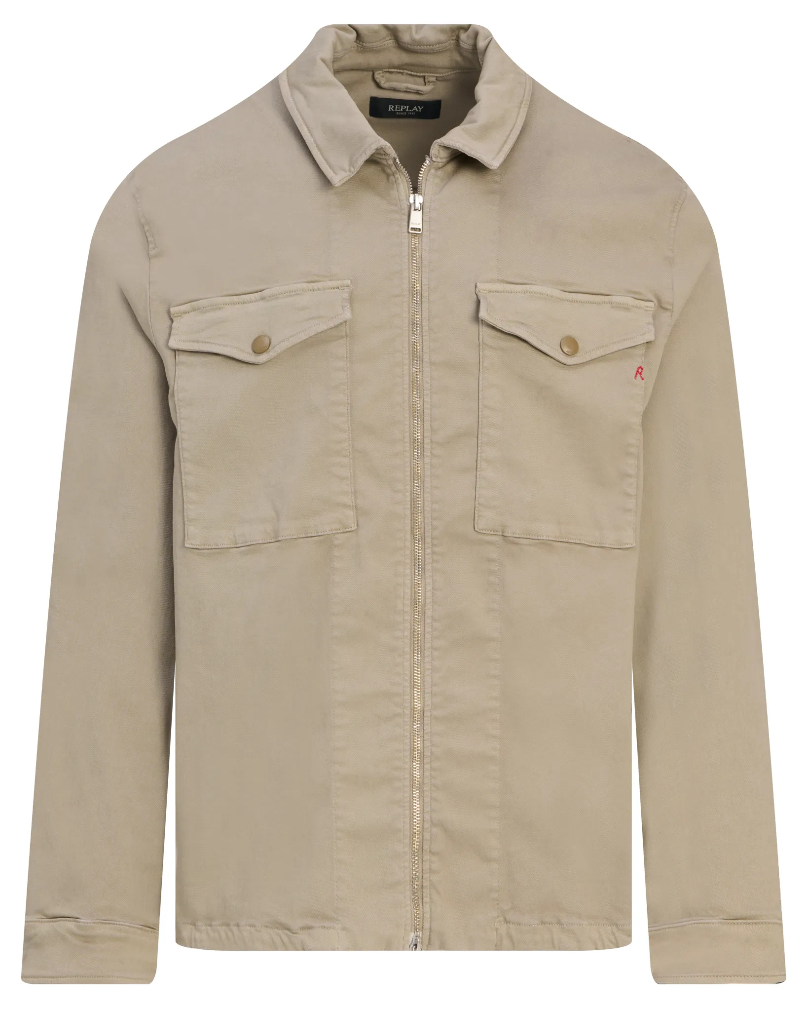 Replay Hyperflex Overshirt Blauw 114169-001-L
