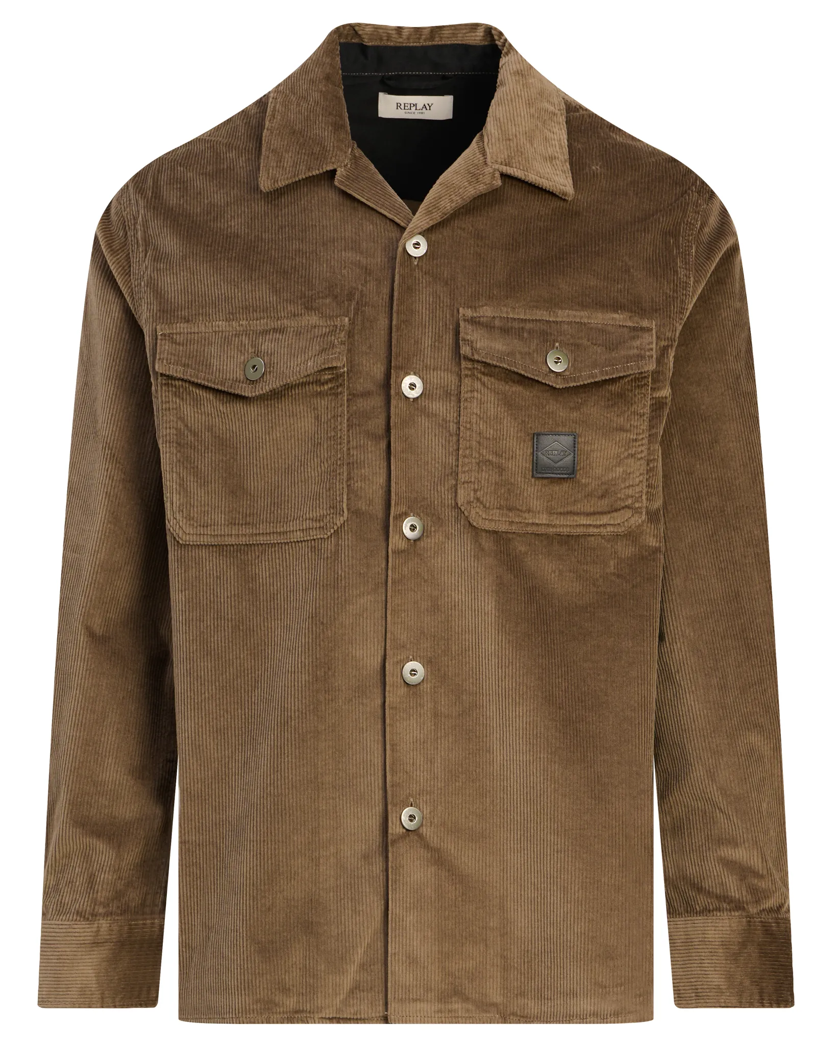 Replay Casual overhemd Bruin 114172-001-L