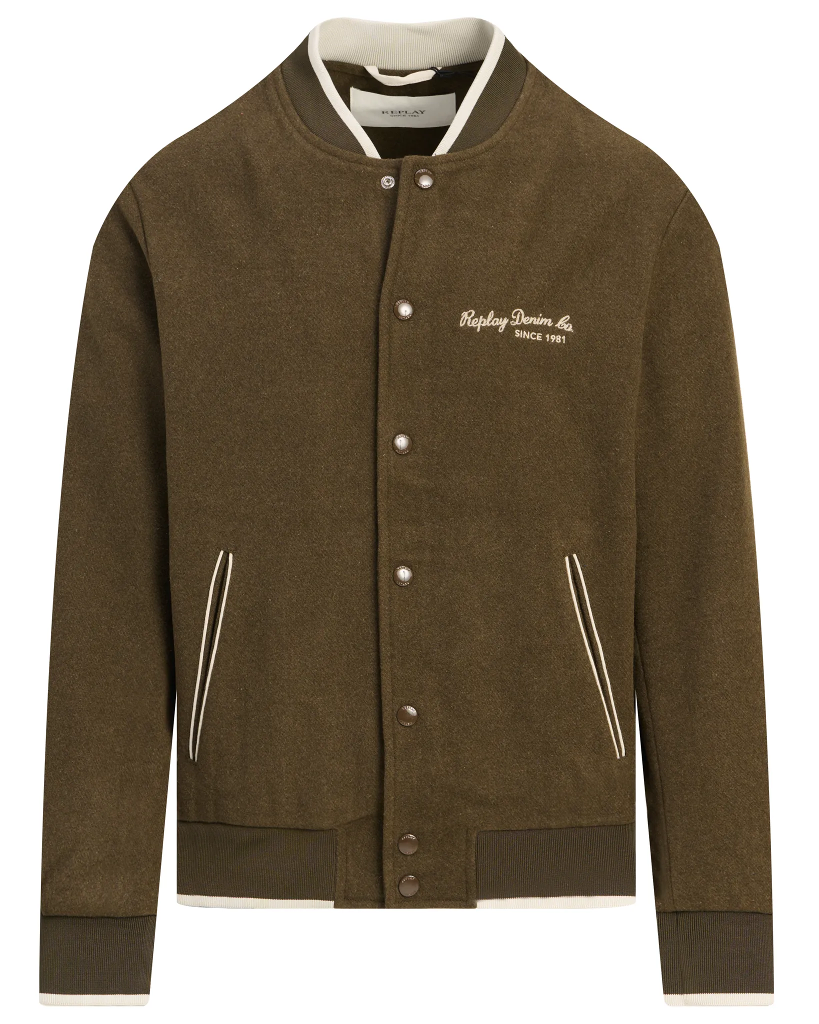 Replay Overshirt Bruin 114175-001-L